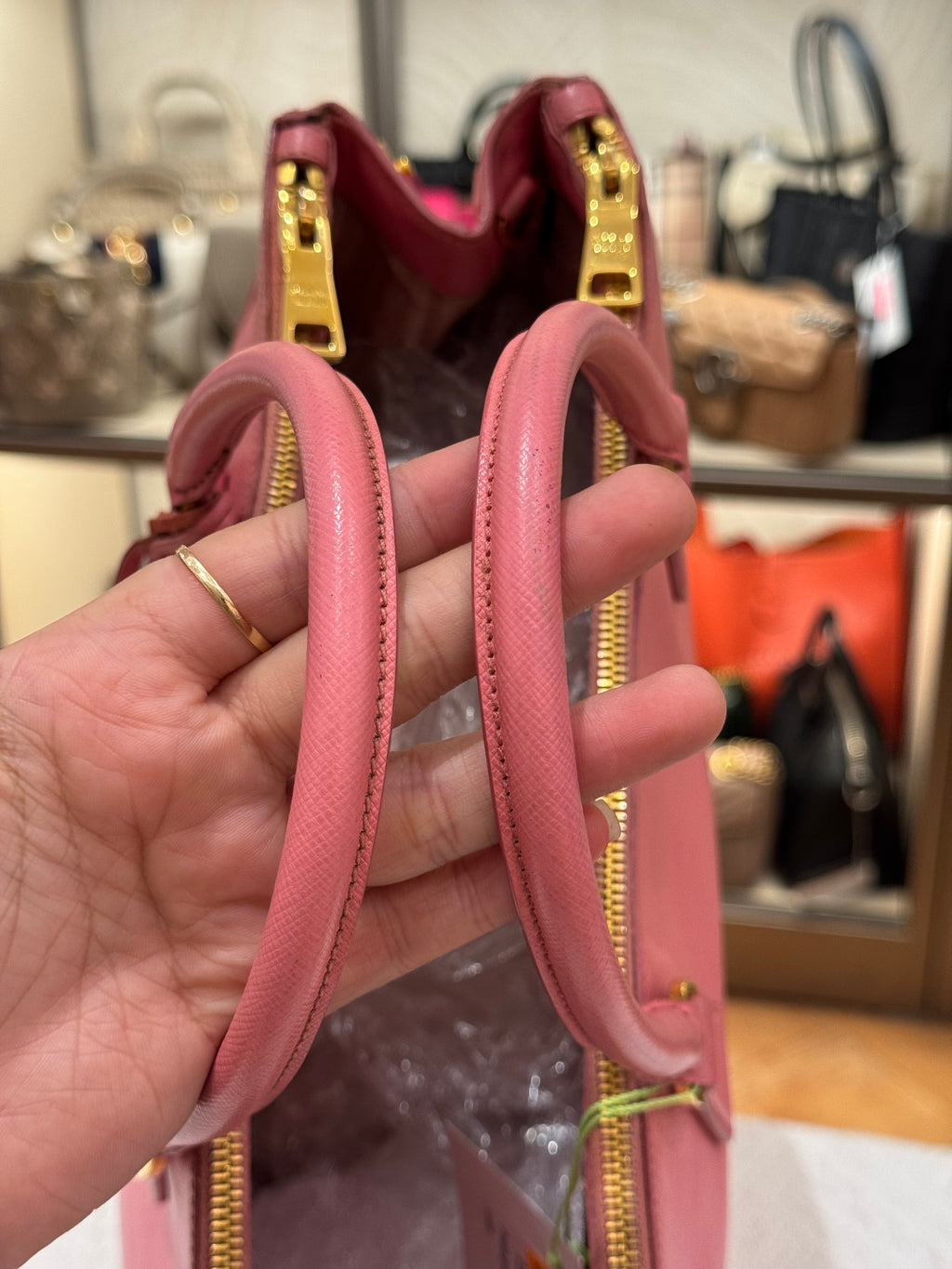 Prada Galierra Double zipper