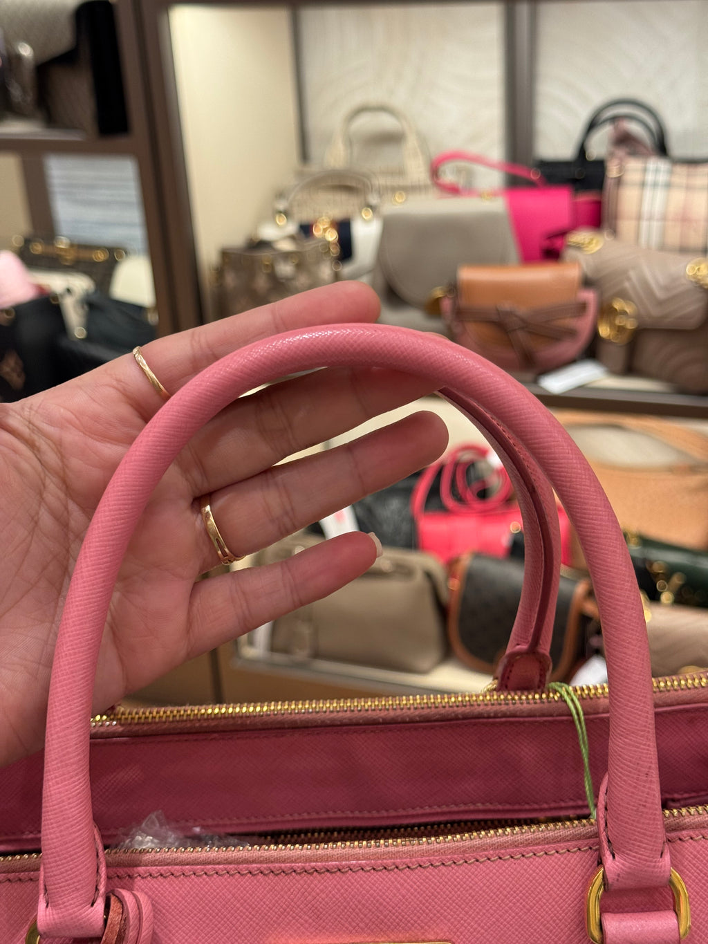Prada Galierra Double zipper