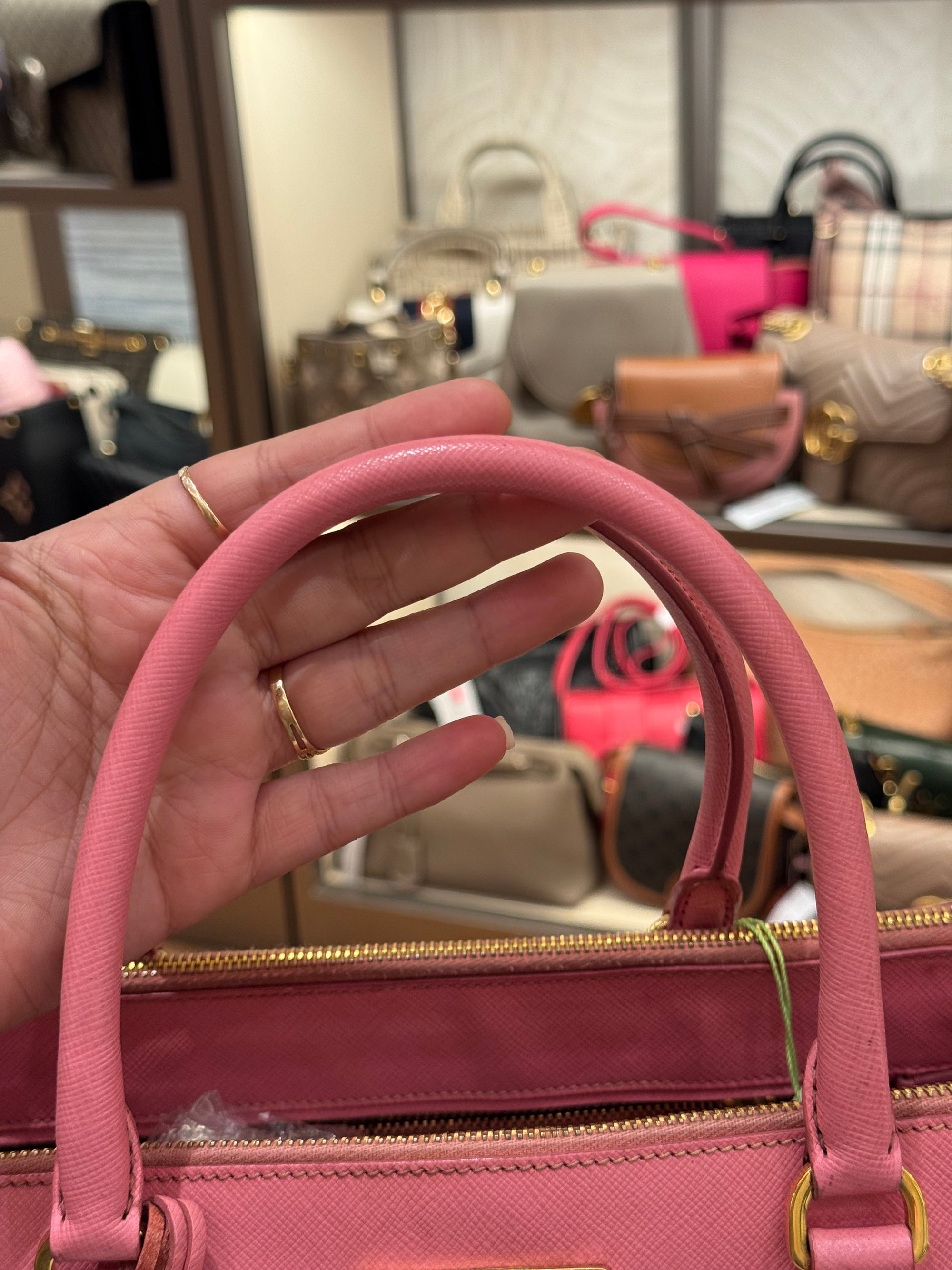 Prada Galierra Double zipper