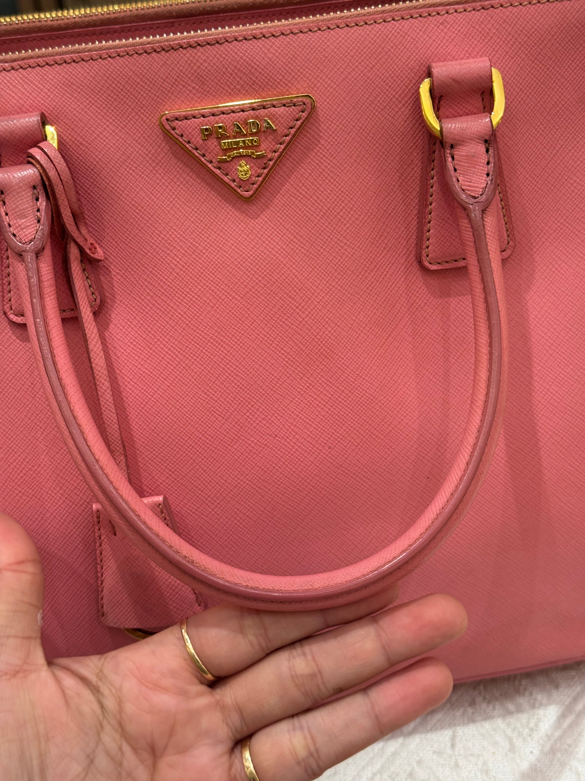 Prada Galierra Double zipper