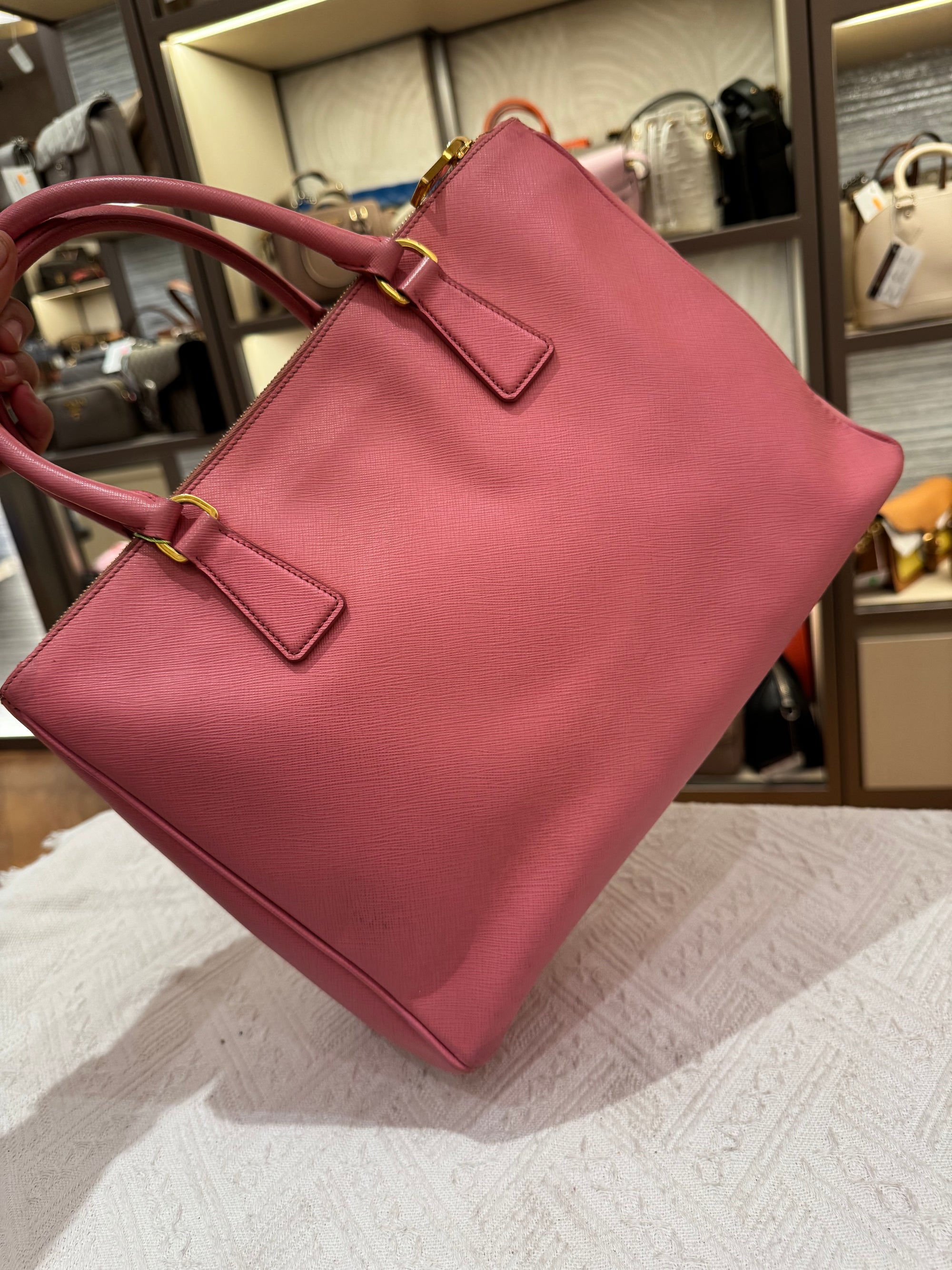 Prada Galierra Double zipper