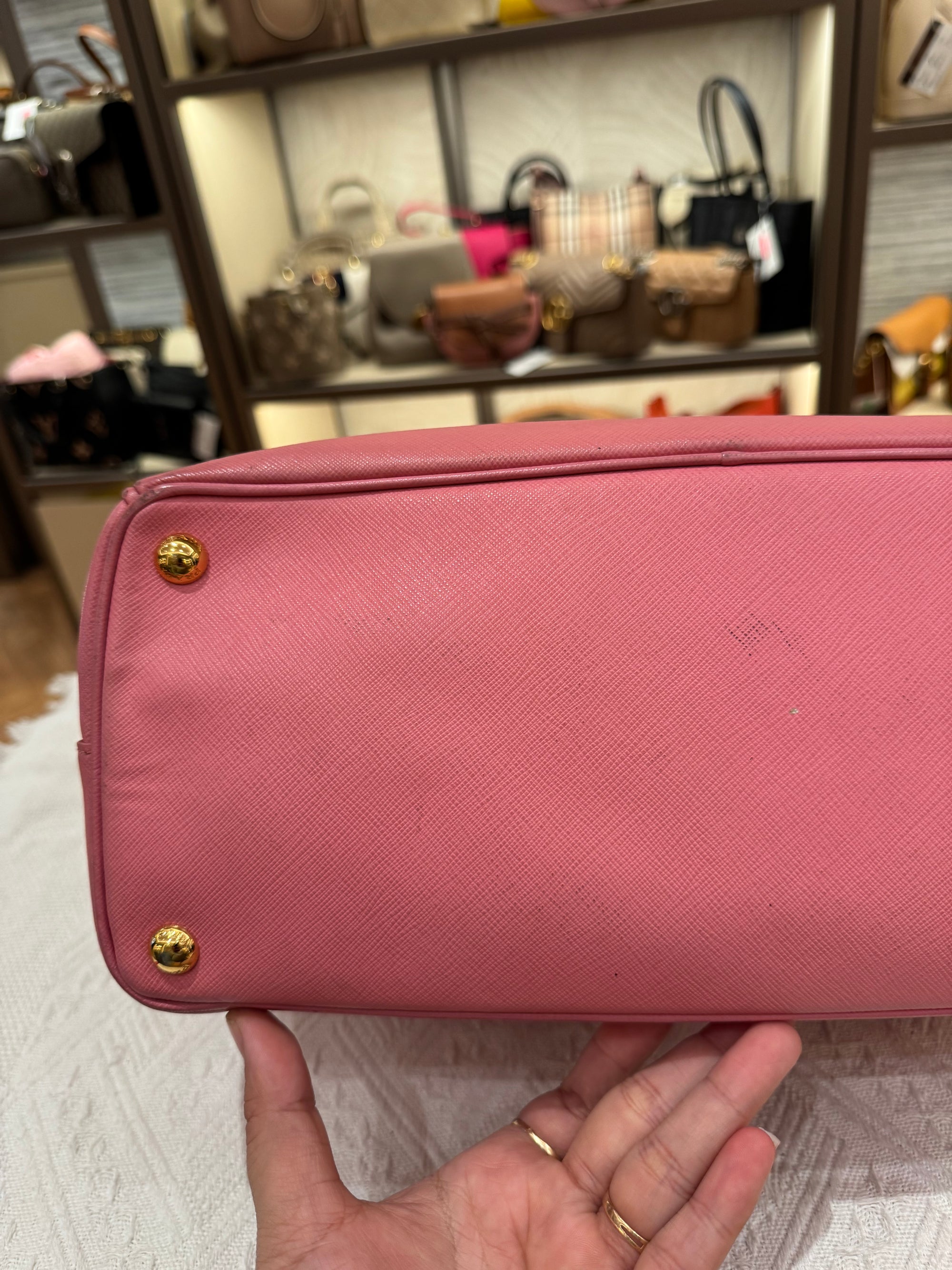 Prada Galierra Double zipper