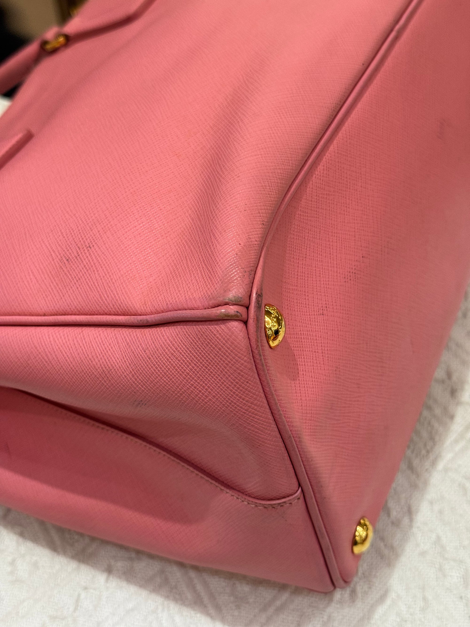 Prada Galierra Double zipper