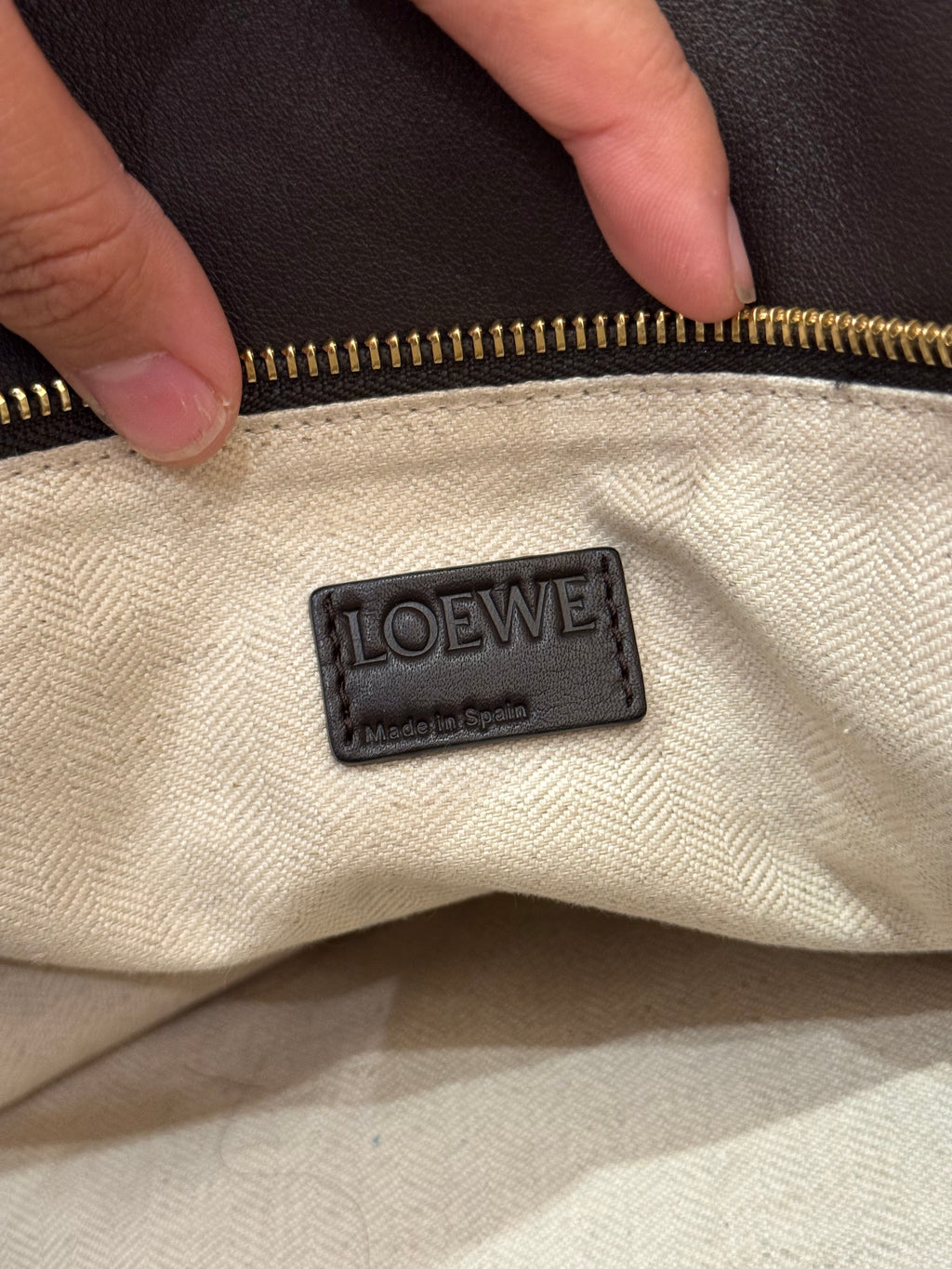 Loewe Puzzle Large Suede