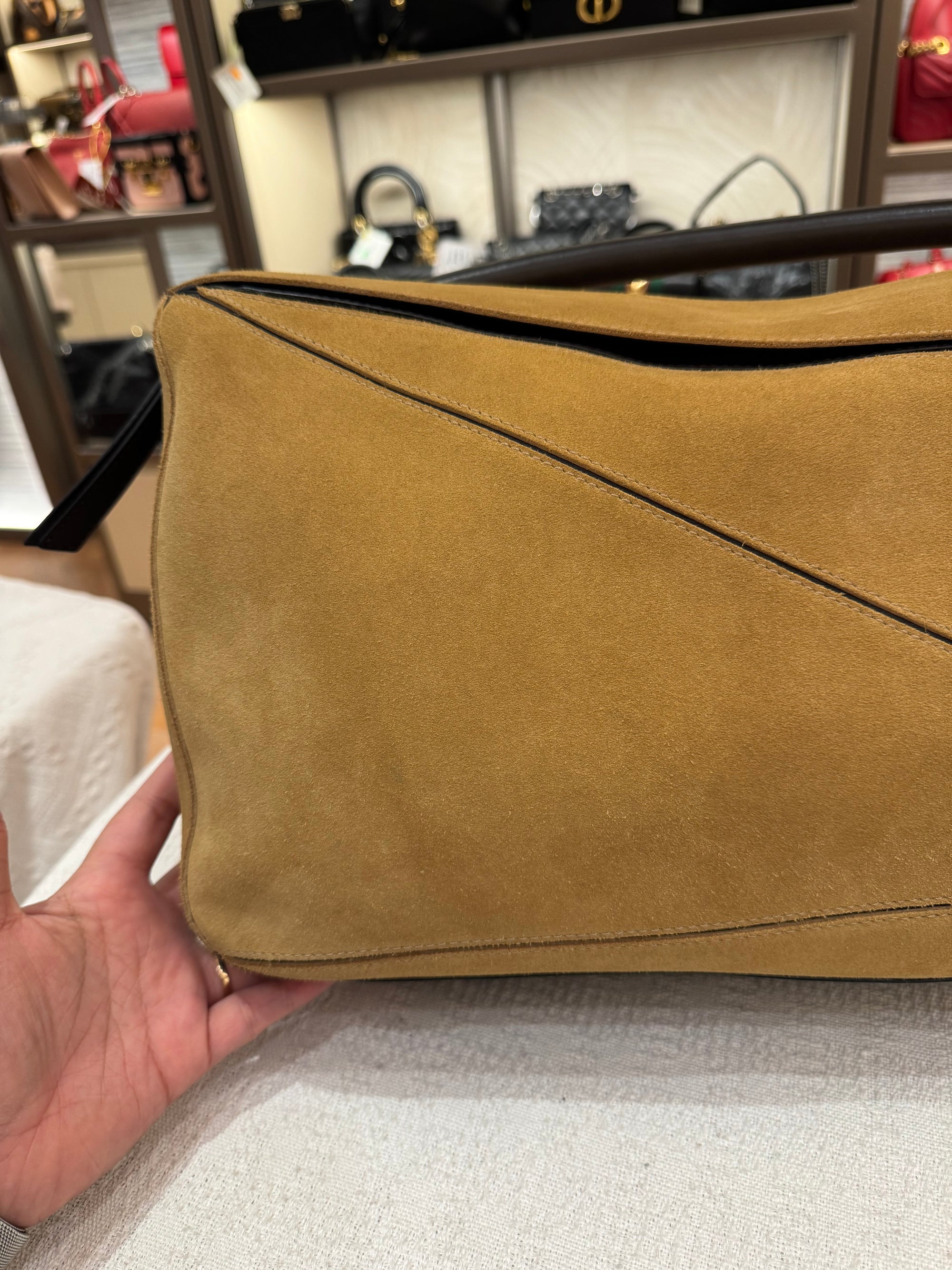 Loewe Puzzle Large Suede