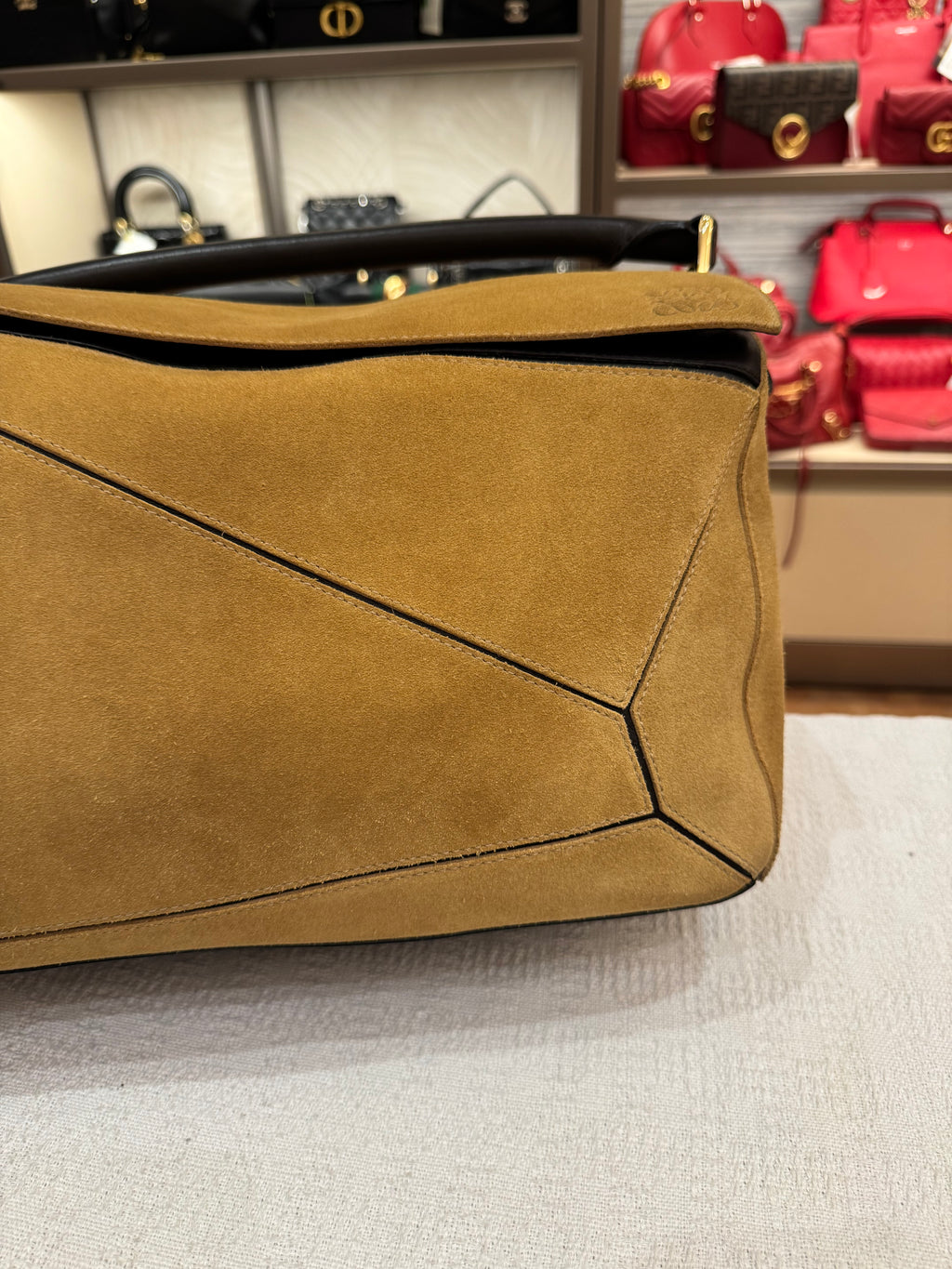 Loewe Puzzle Large Suede