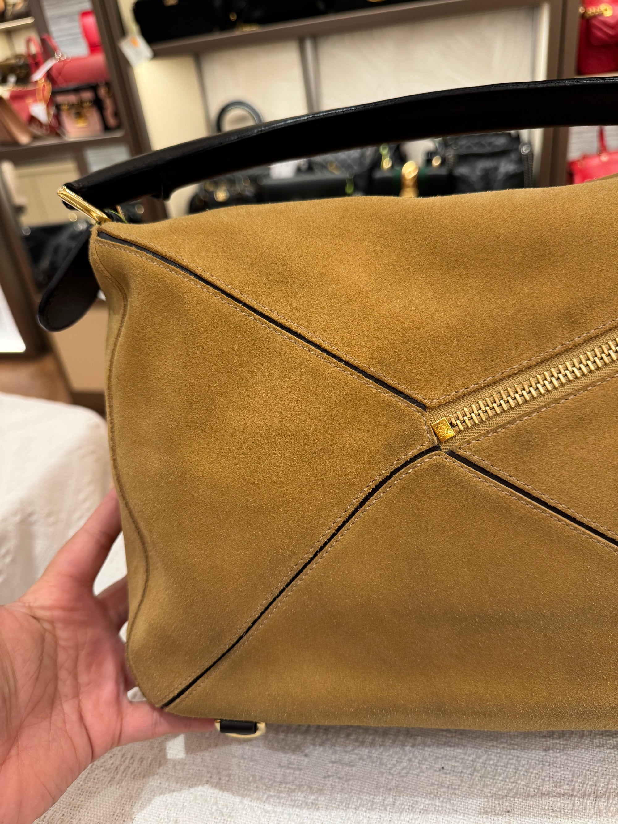 Loewe Puzzle Large Suede