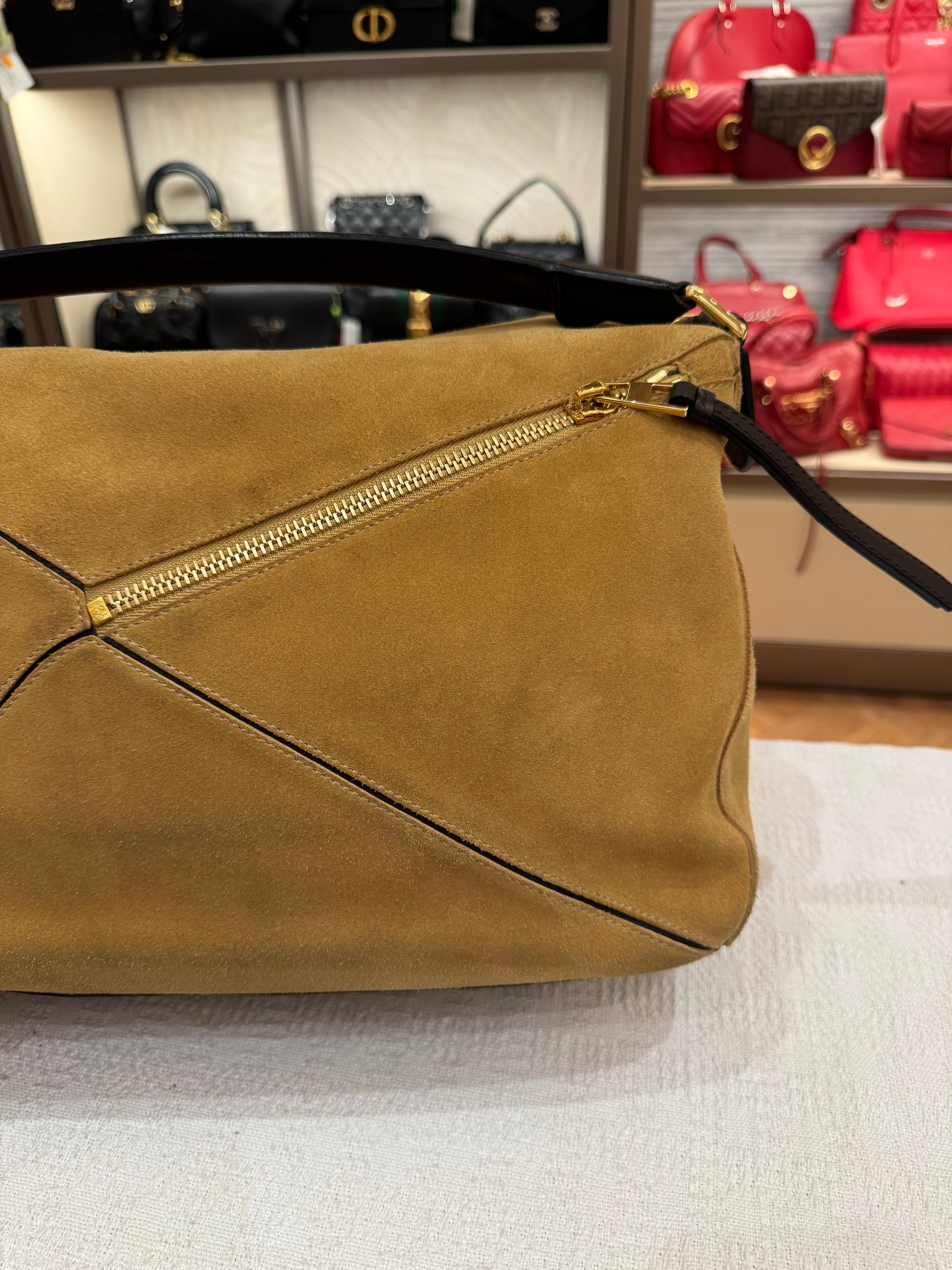 Loewe Puzzle Large Suede