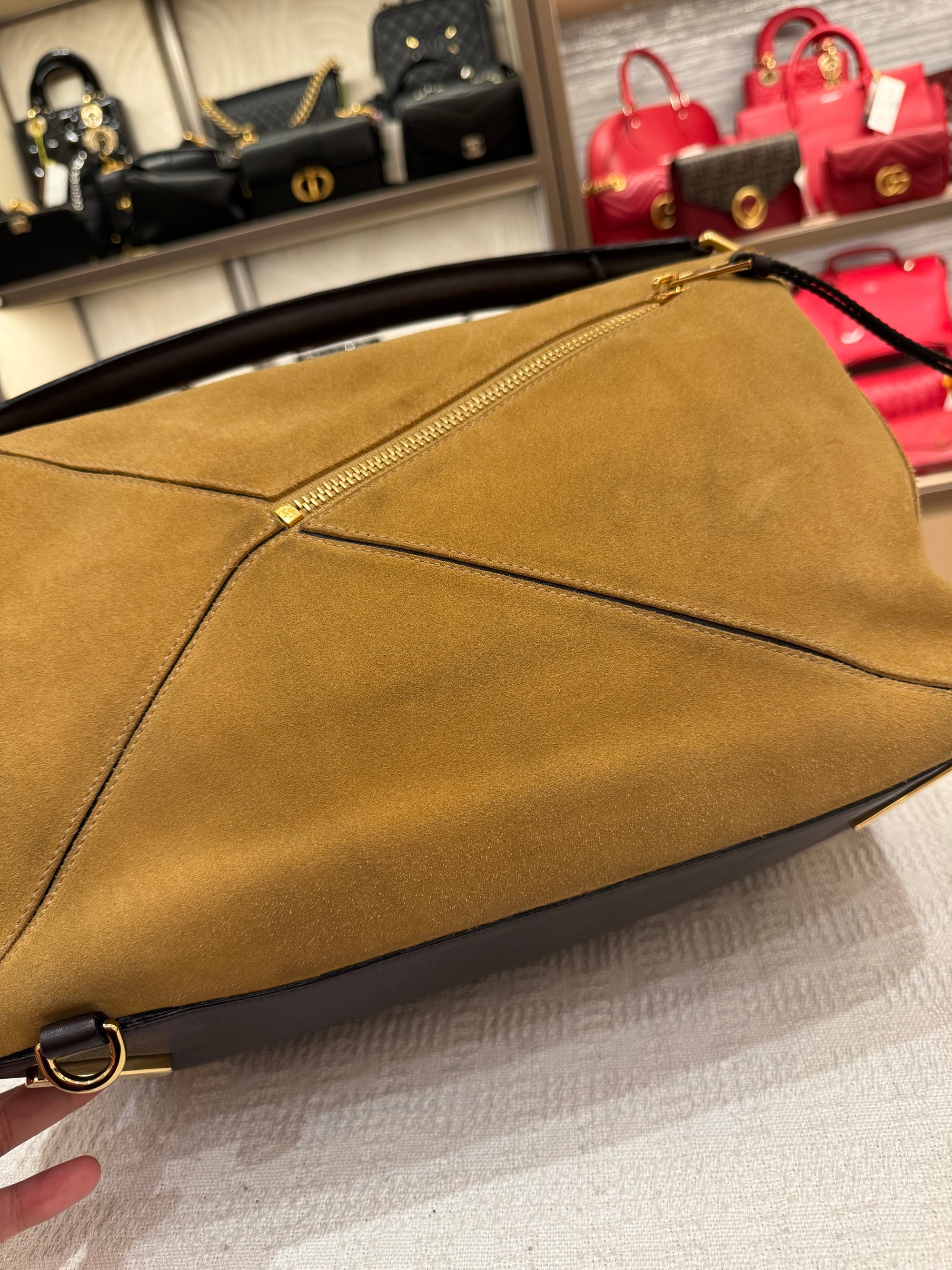 Loewe Puzzle Large Suede