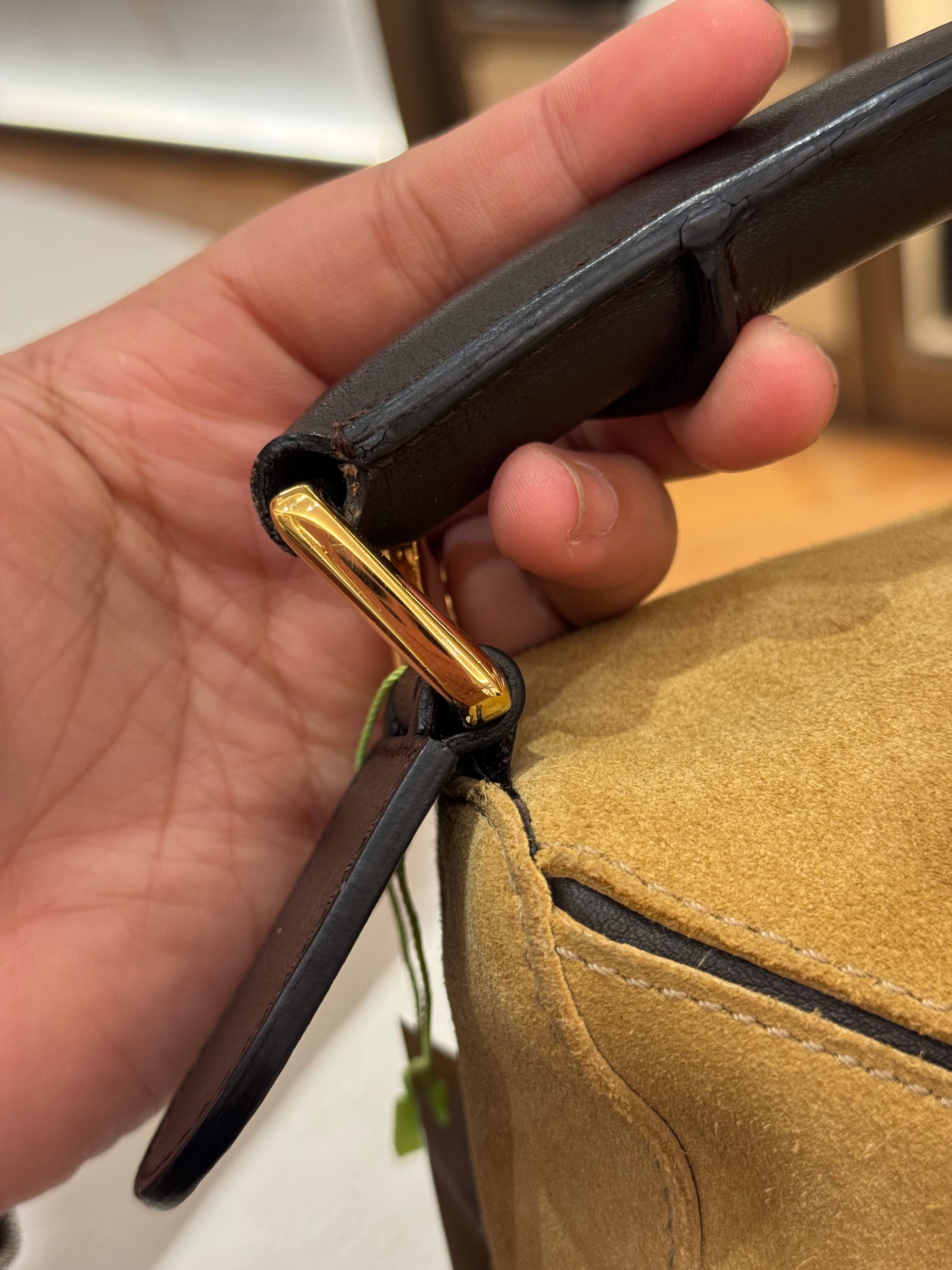 Loewe Puzzle Large Suede