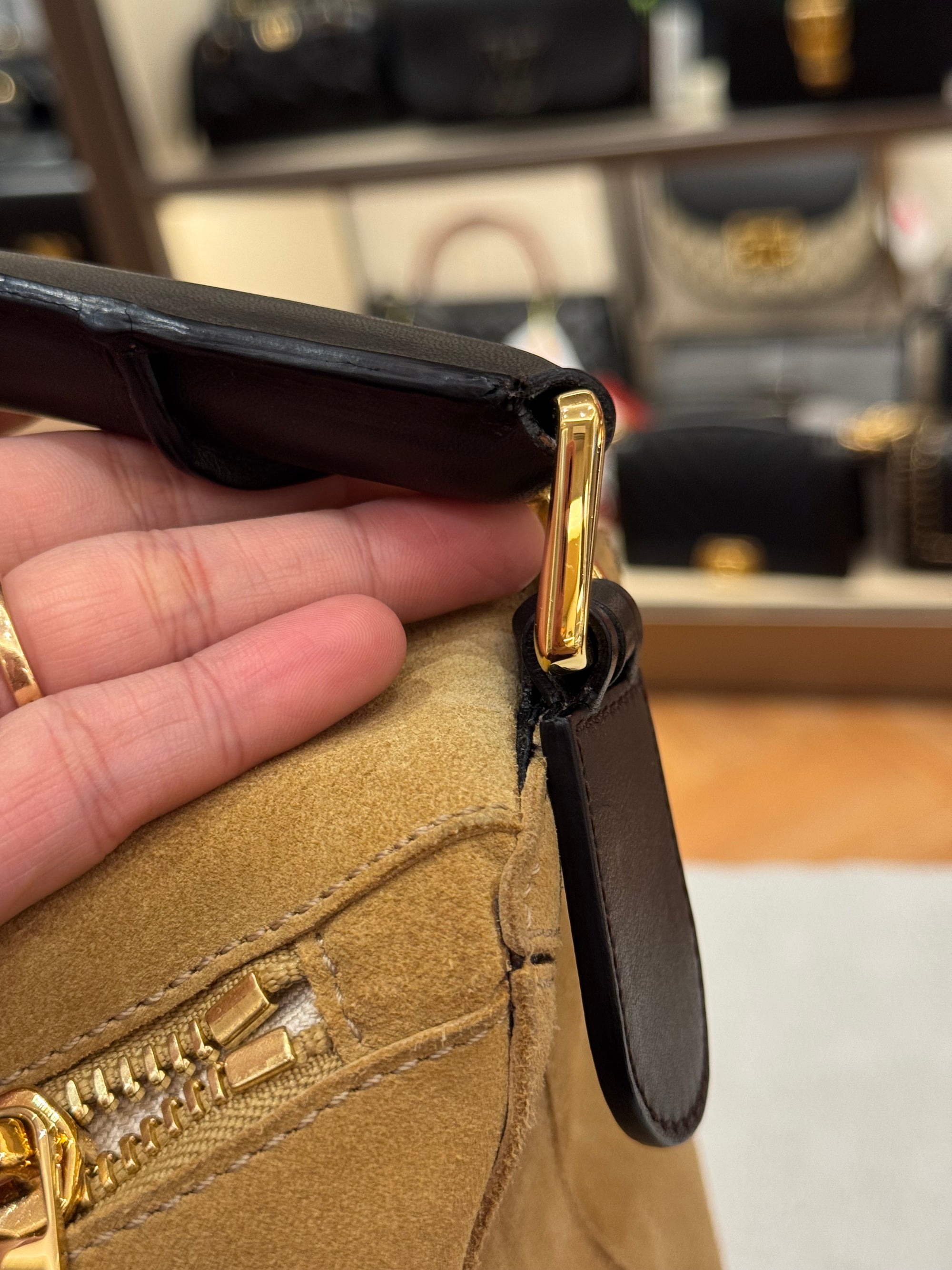 Loewe Puzzle Large Suede