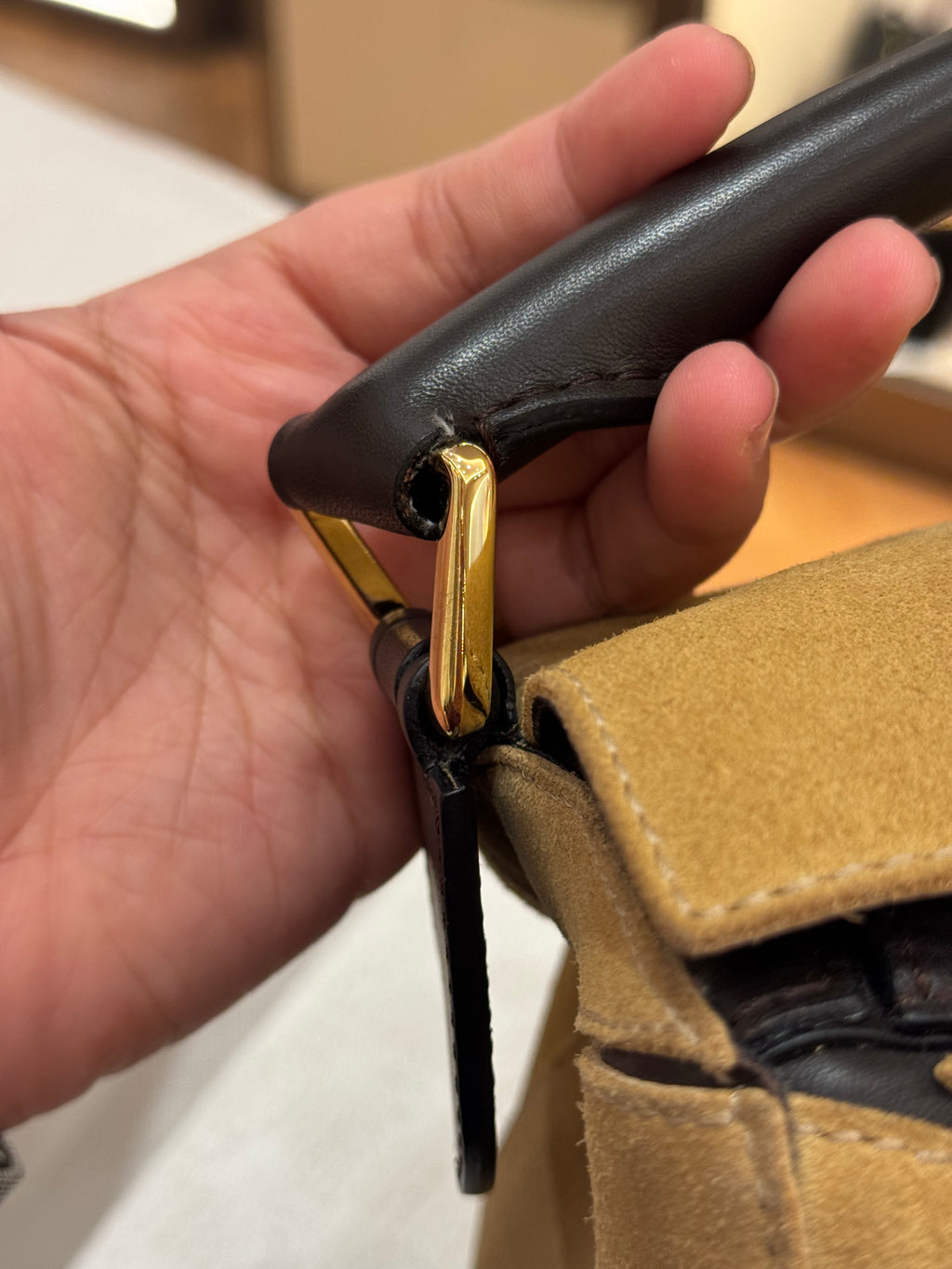 Loewe Puzzle Large Suede