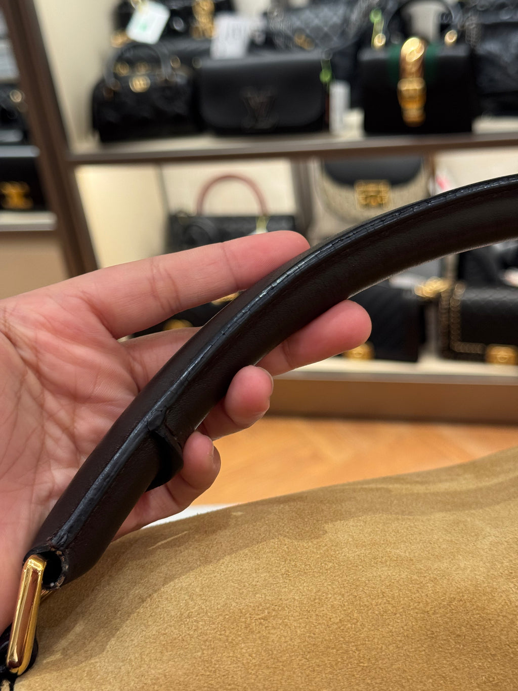 Loewe Puzzle Large Suede