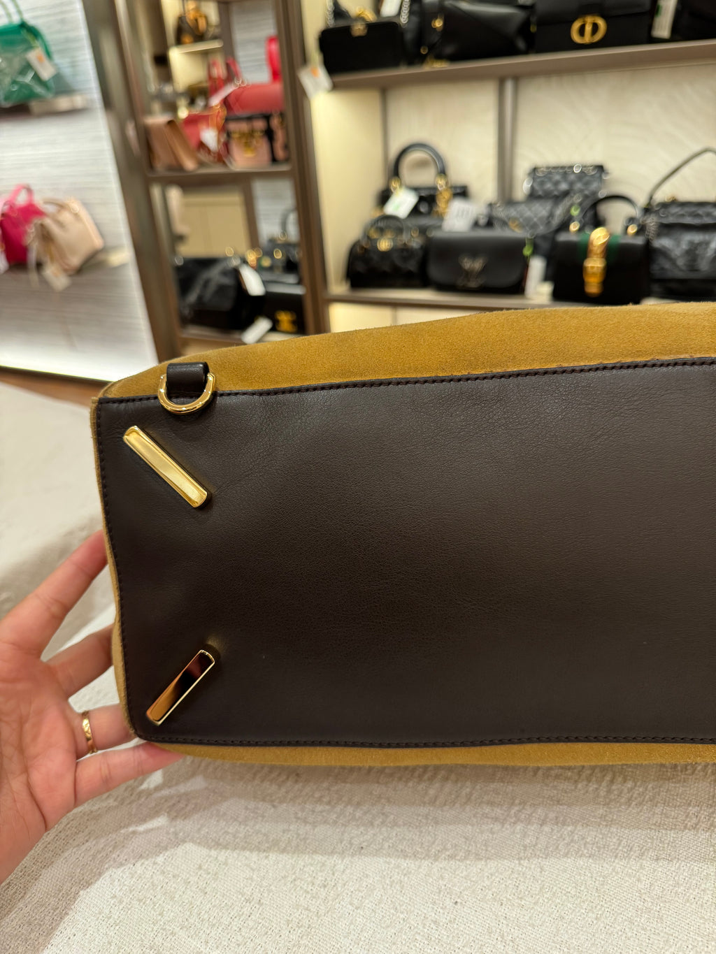 Loewe Puzzle Large Suede