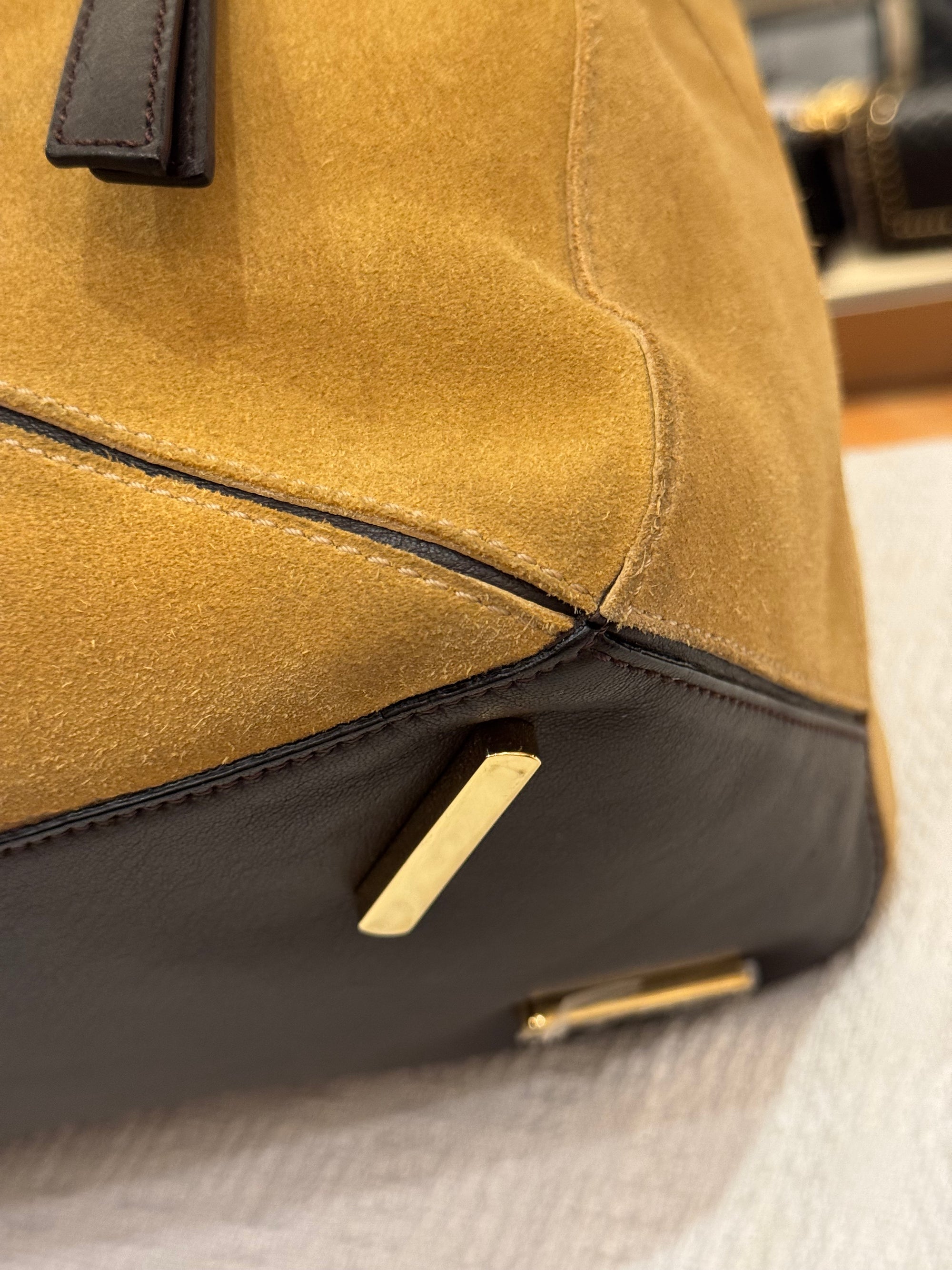 Loewe Puzzle Large Suede