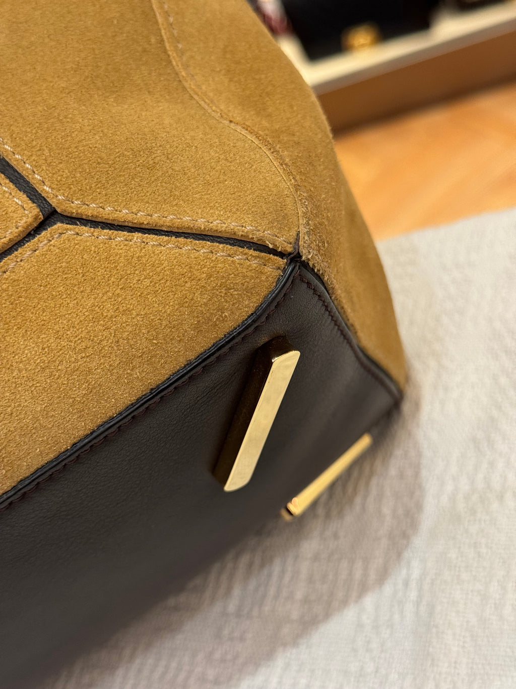 Loewe Puzzle Large Suede