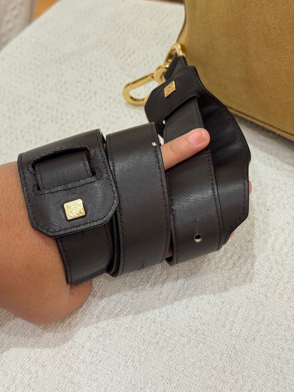 Loewe Puzzle Large Suede