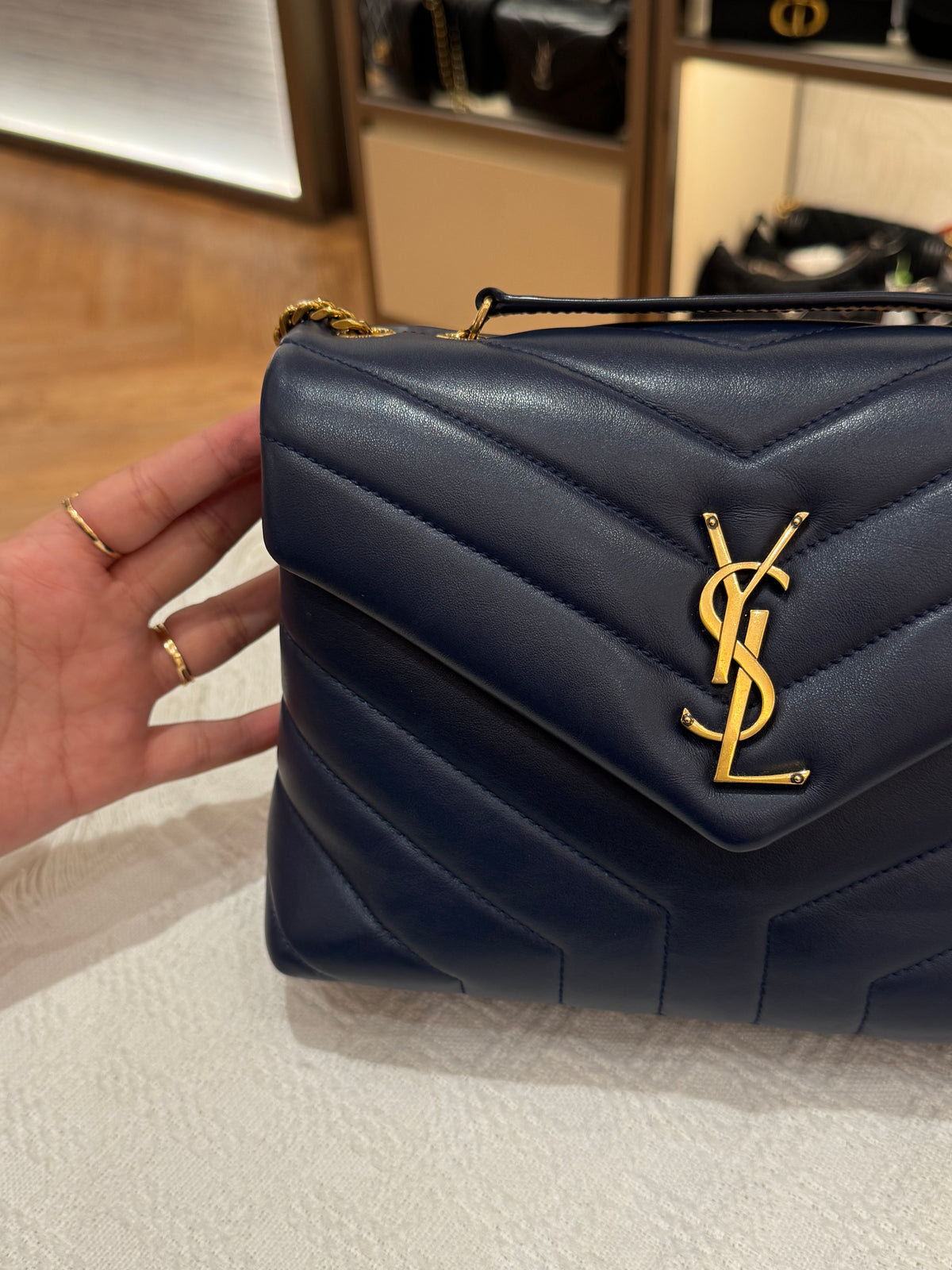 Yves Saint Laurent Loulou Dark Navy