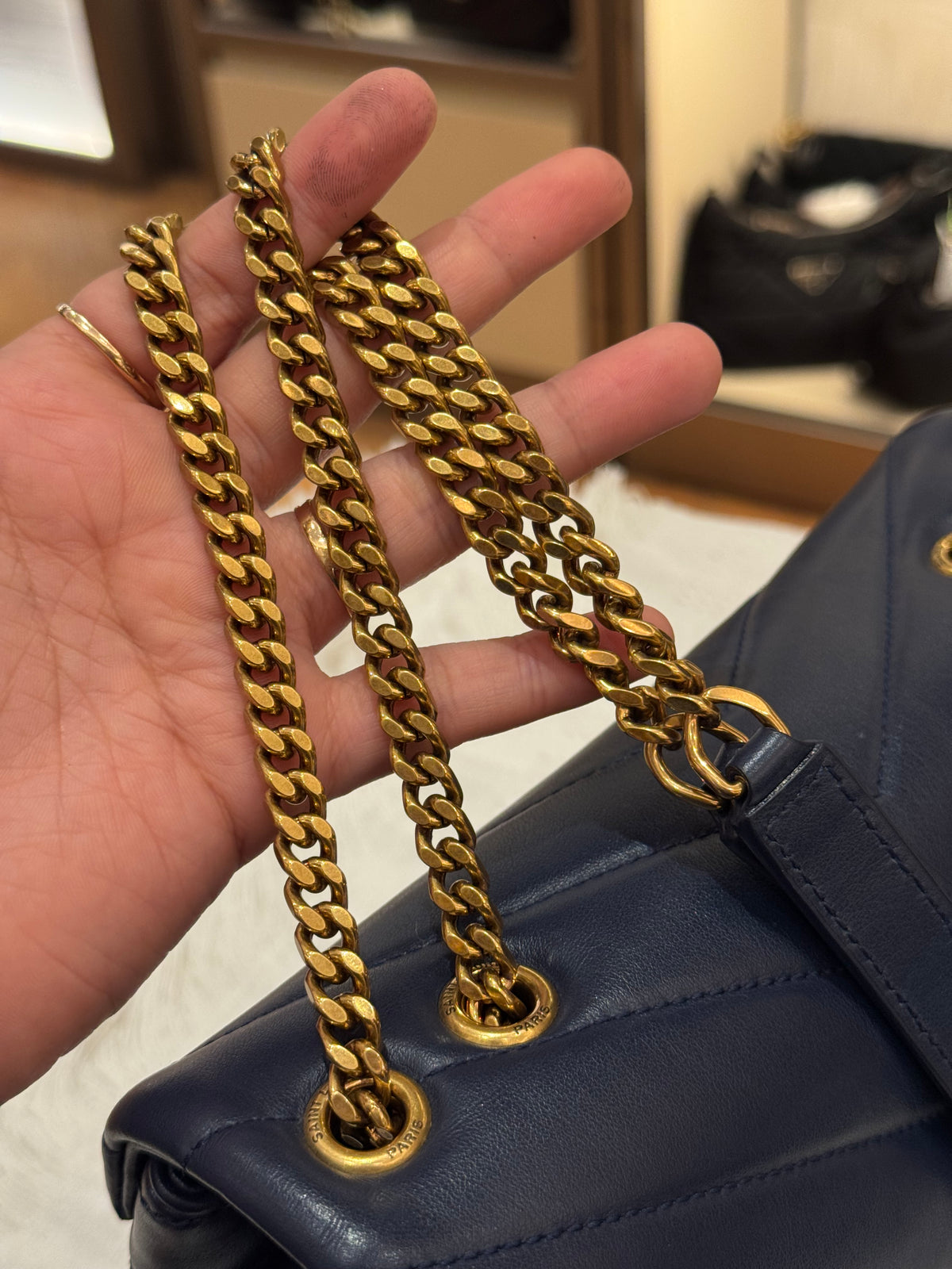 Yves Saint Laurent Loulou Dark Navy