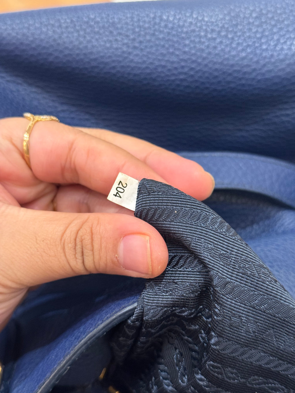 Prada Shoulder Blue