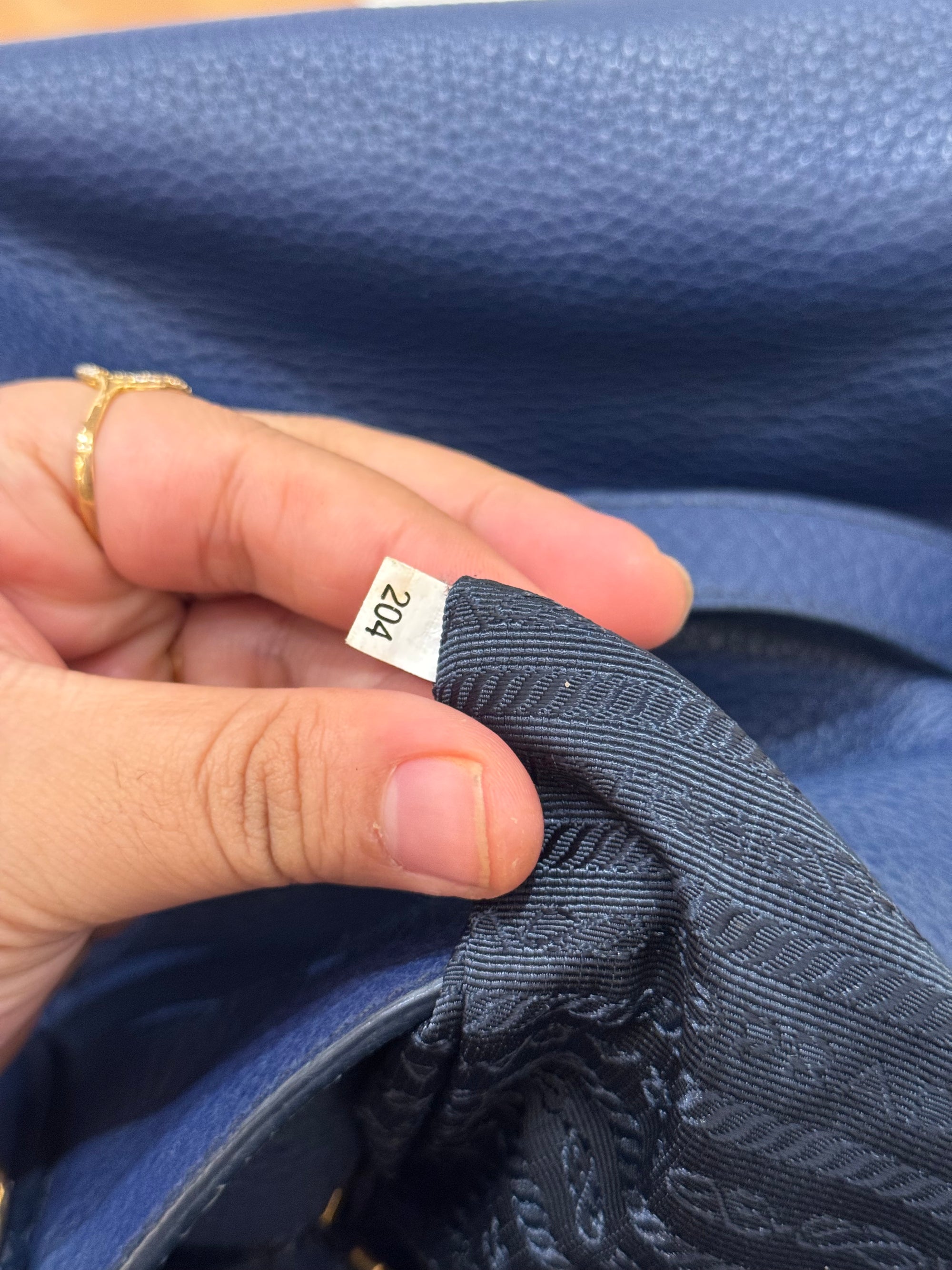 Prada Shoulder Blue