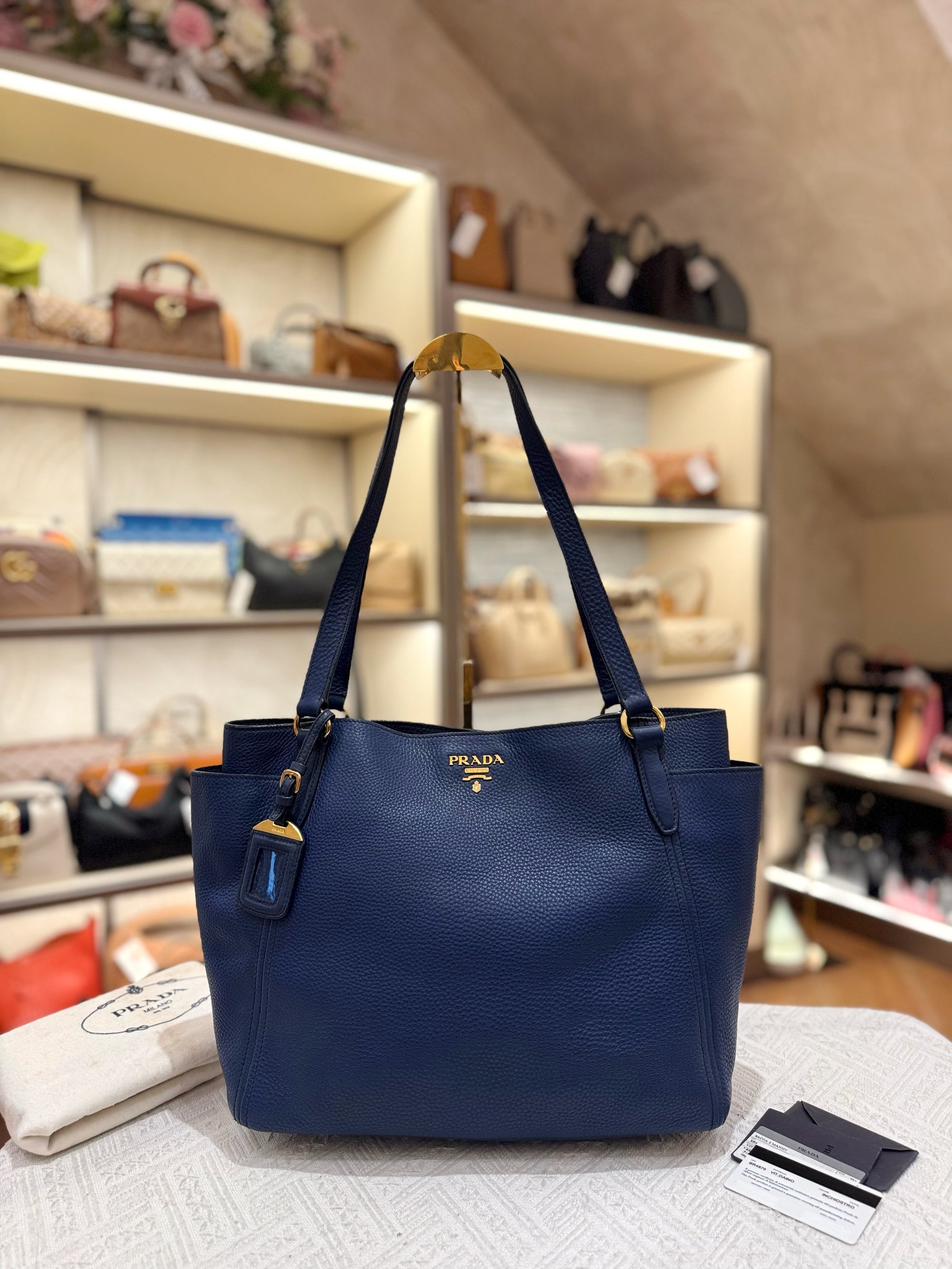 Prada Shoulder Blue