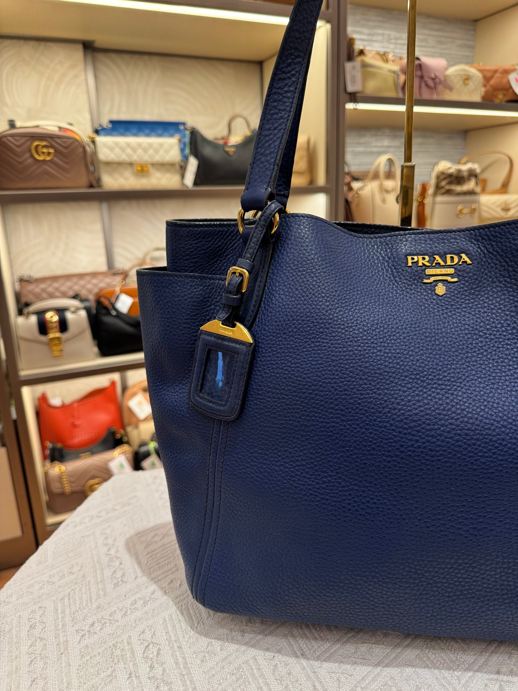 Prada Shoulder Blue