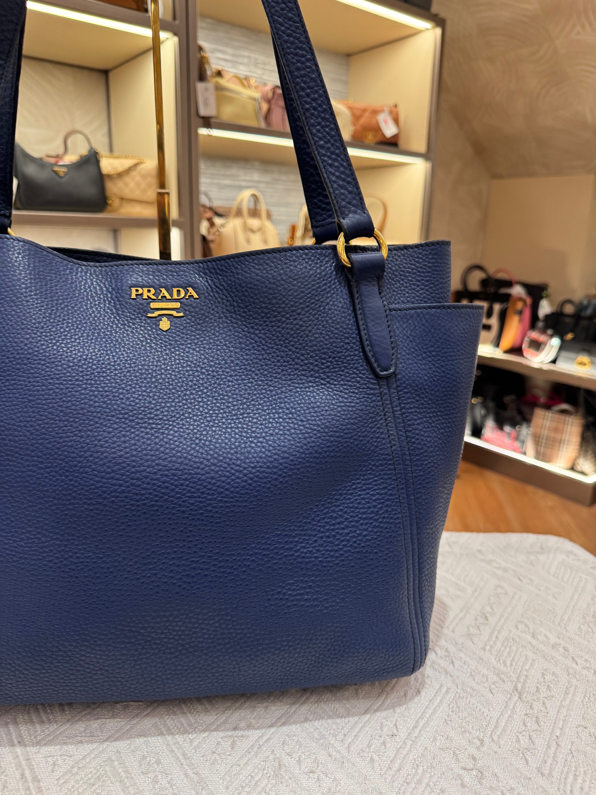 Prada Shoulder Blue