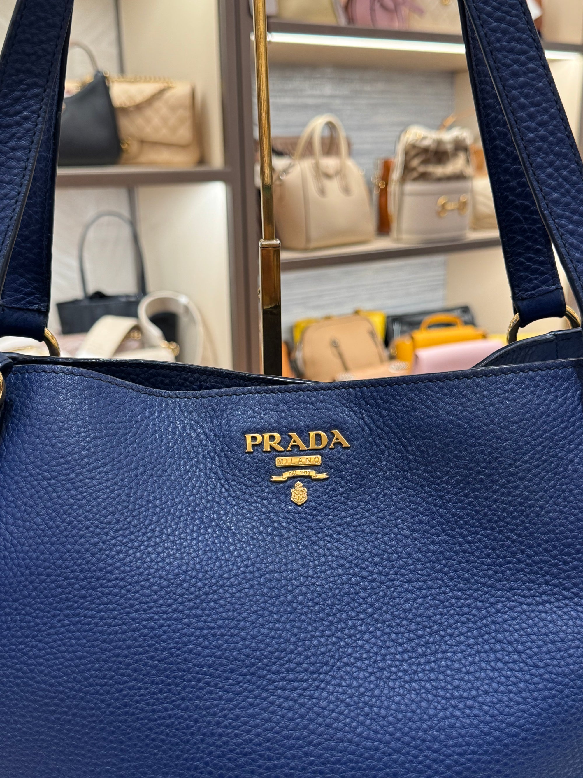 Prada Shoulder Blue
