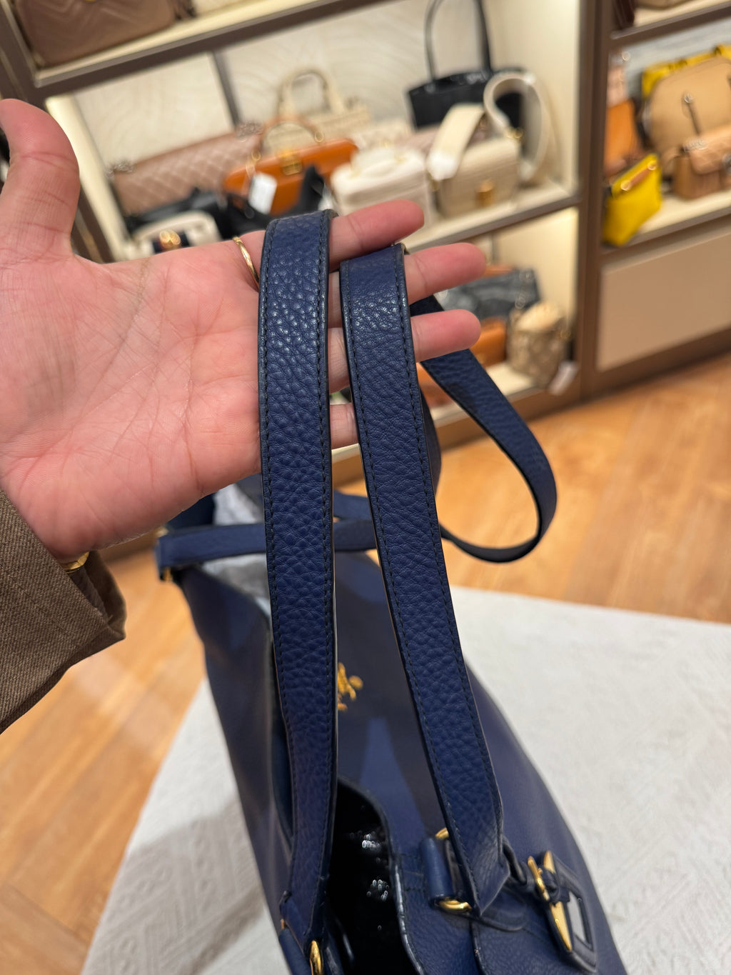 Prada Shoulder Blue