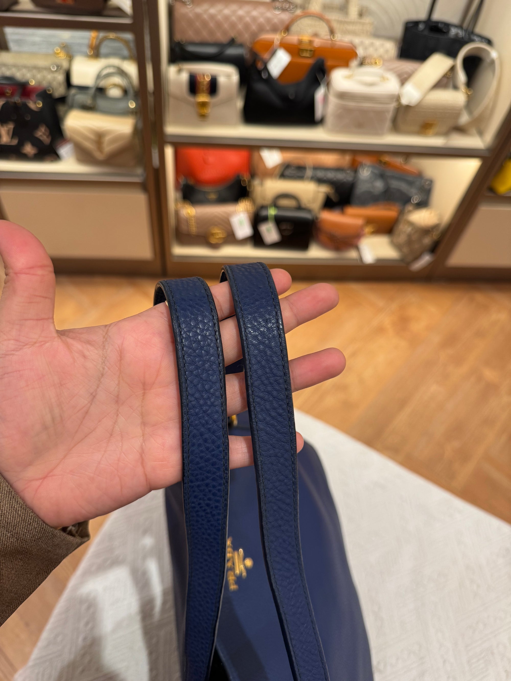 Prada Shoulder Blue