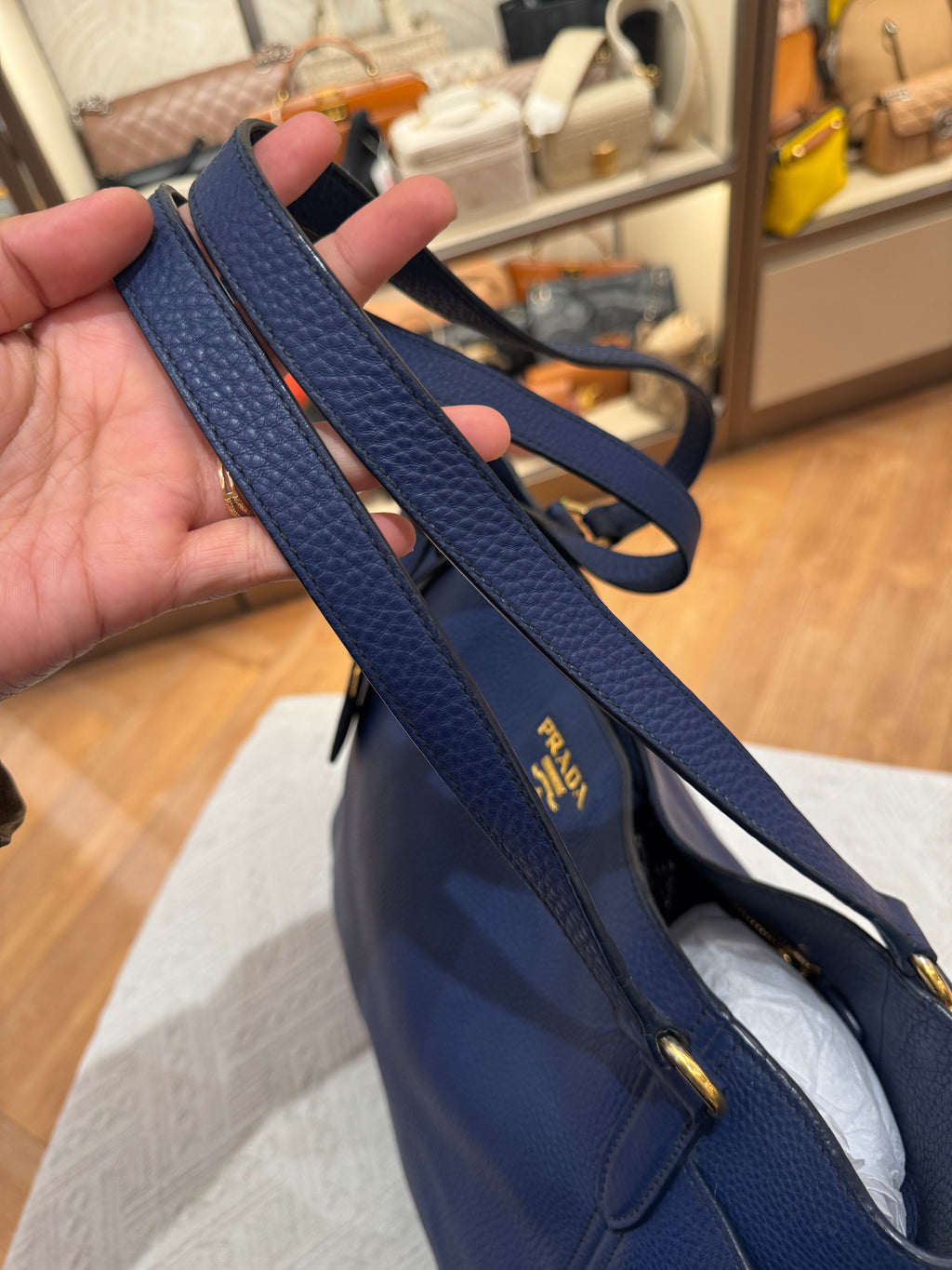 Prada Shoulder Blue