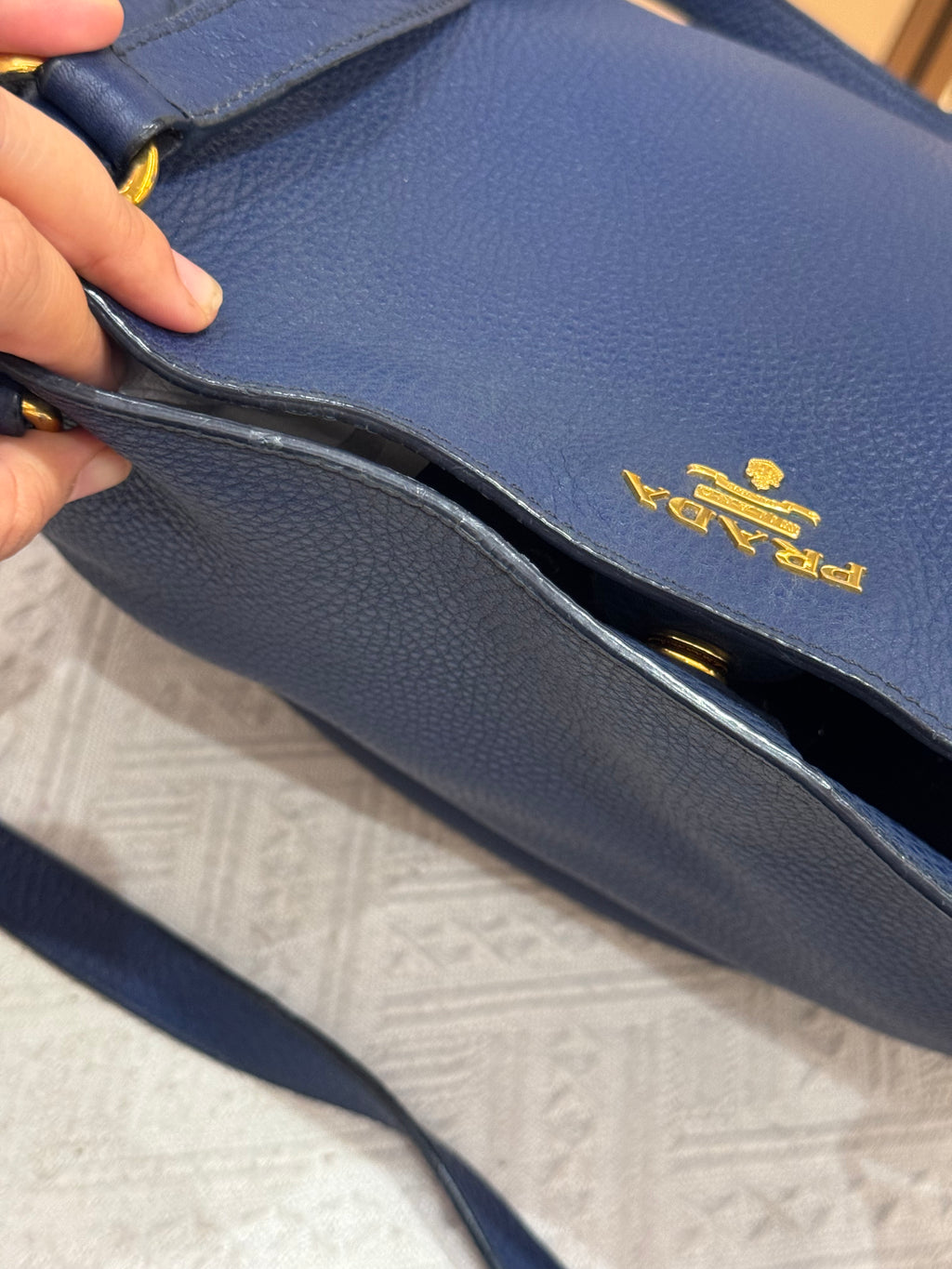 Prada Shoulder Blue