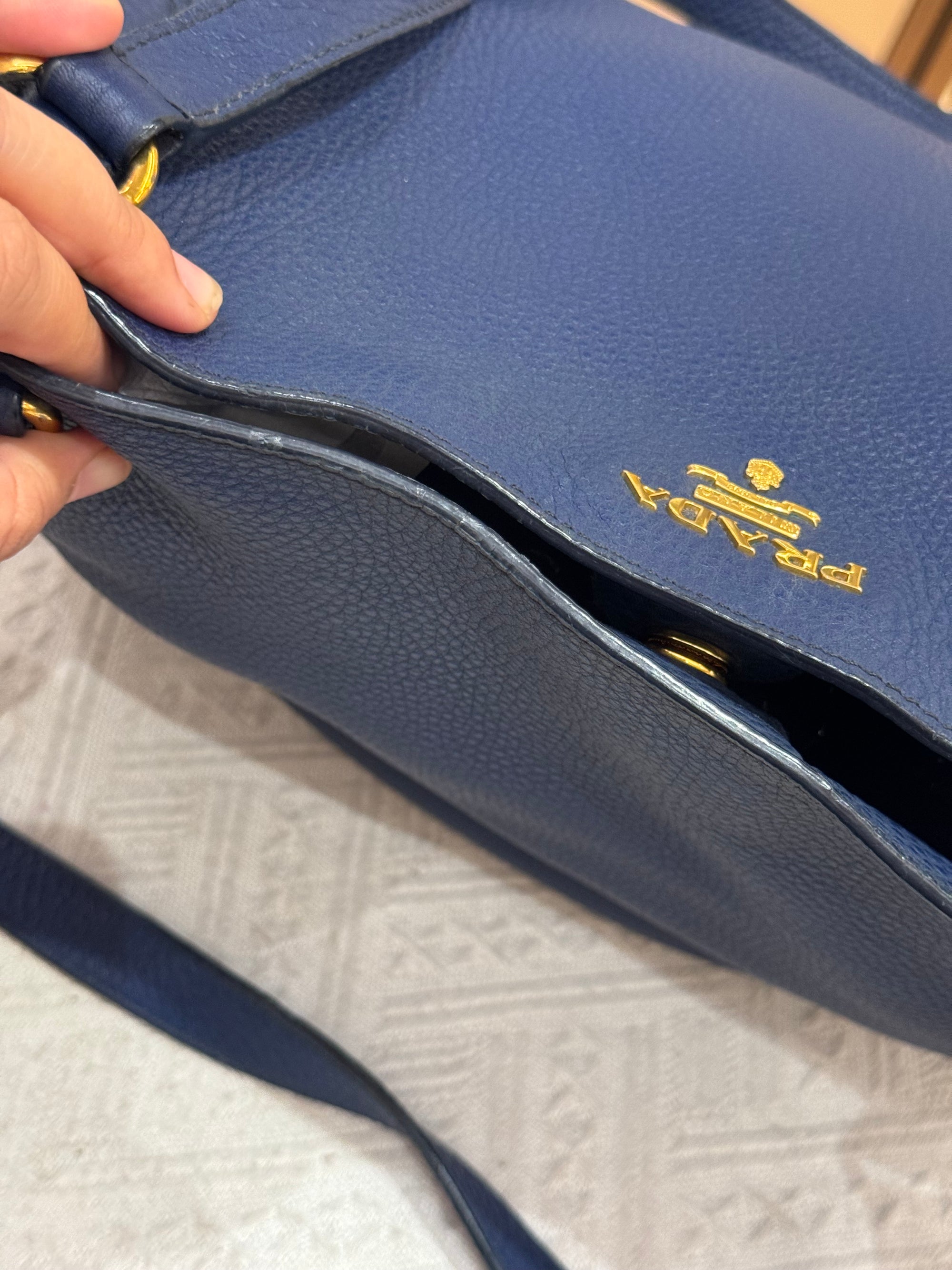 Prada Shoulder Blue