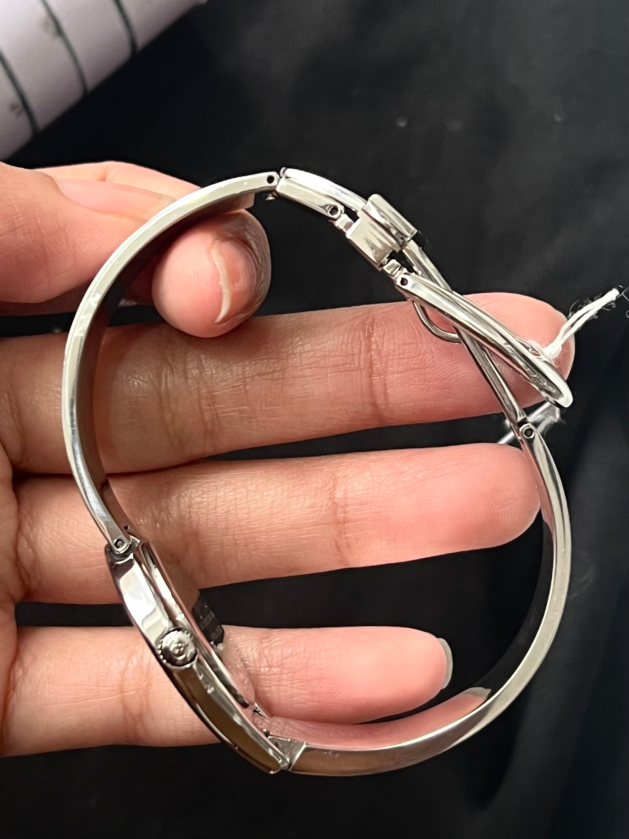 Gucci Bangle Silver Round