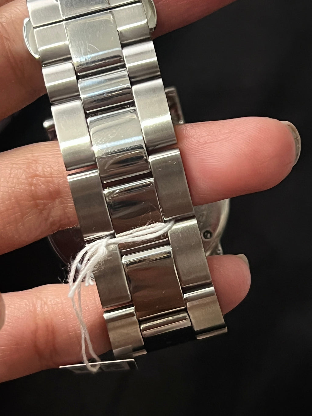 Gucci Round Silver With Black Dial