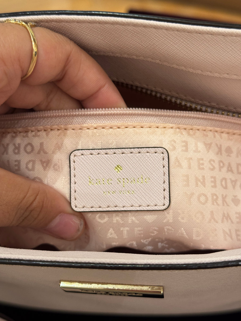 Kate Spade Tote Bag Zipper