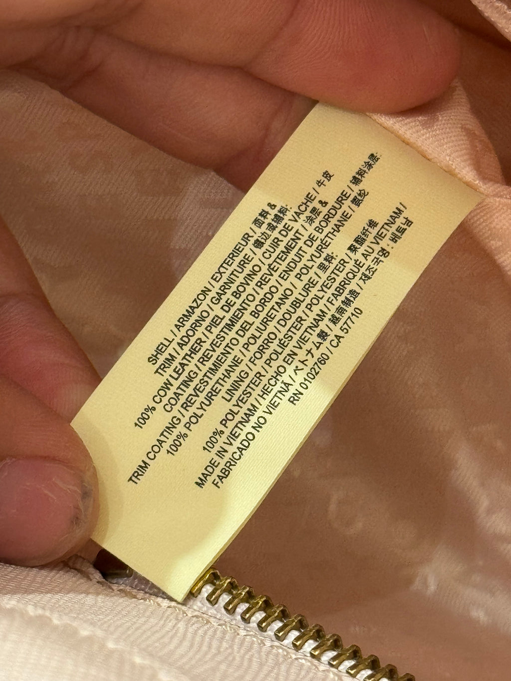Kate Spade Tote Bag Zipper