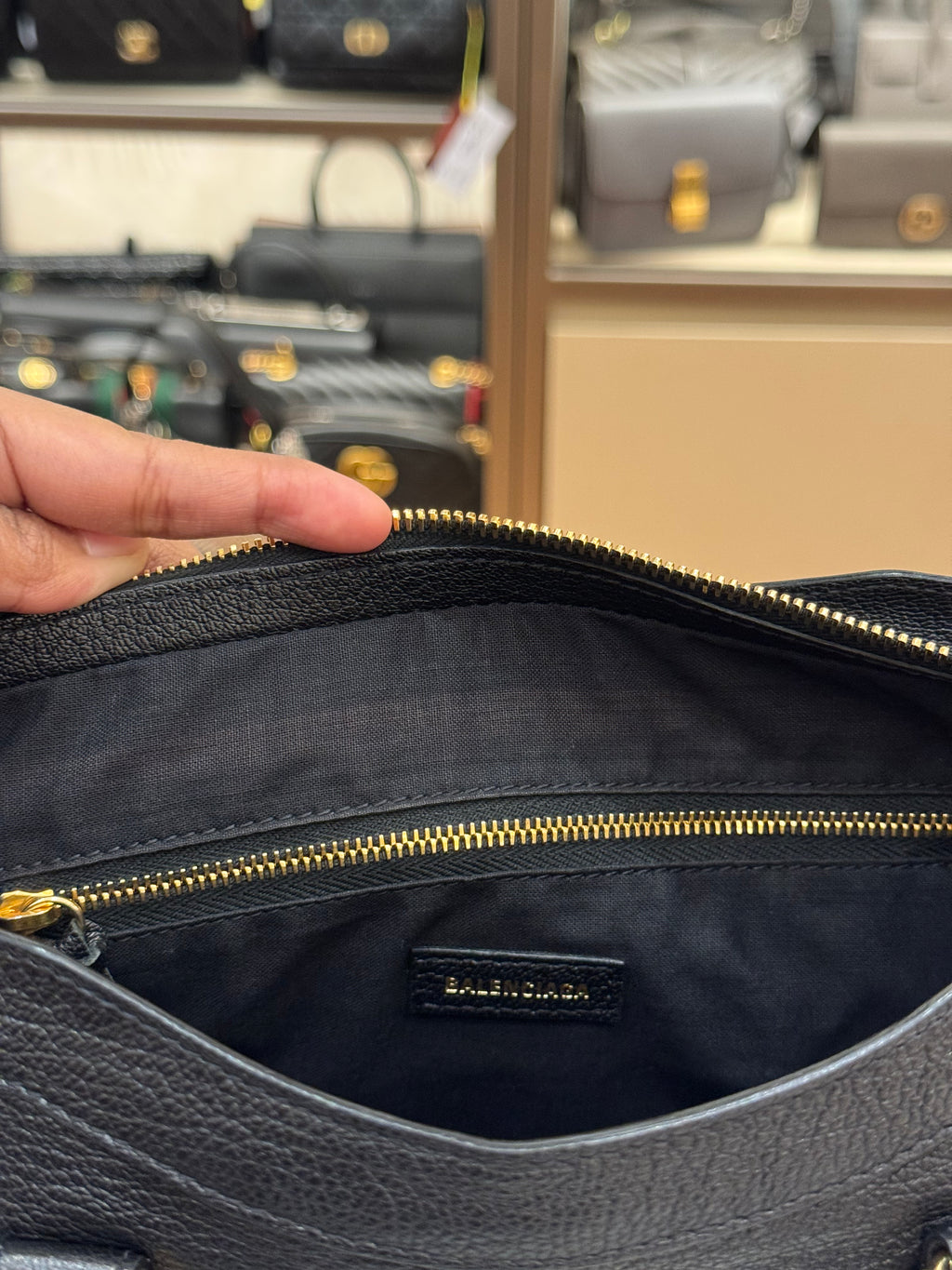 Balenciaga City Small Edge Black