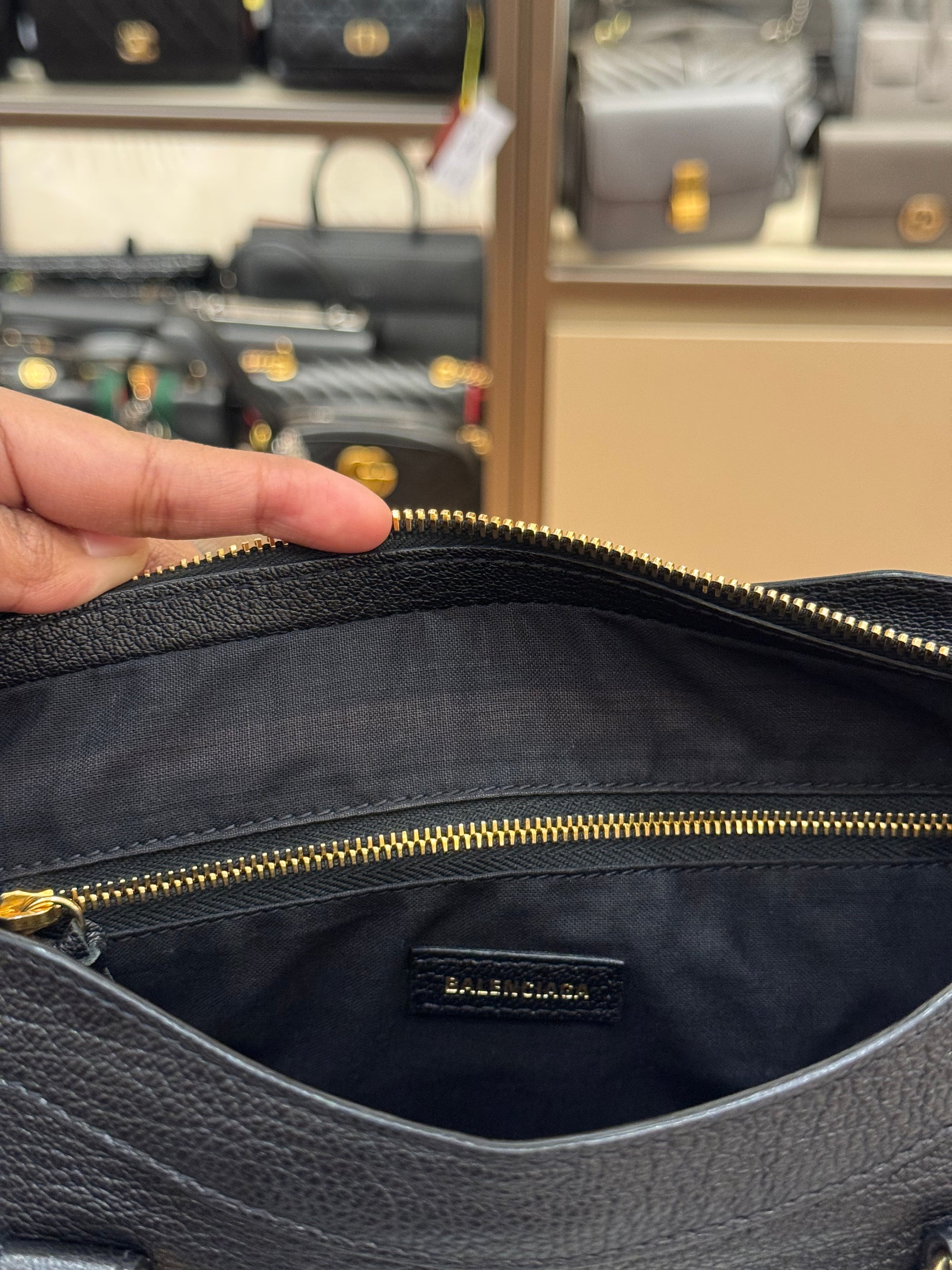 Balenciaga City Small Edge Black
