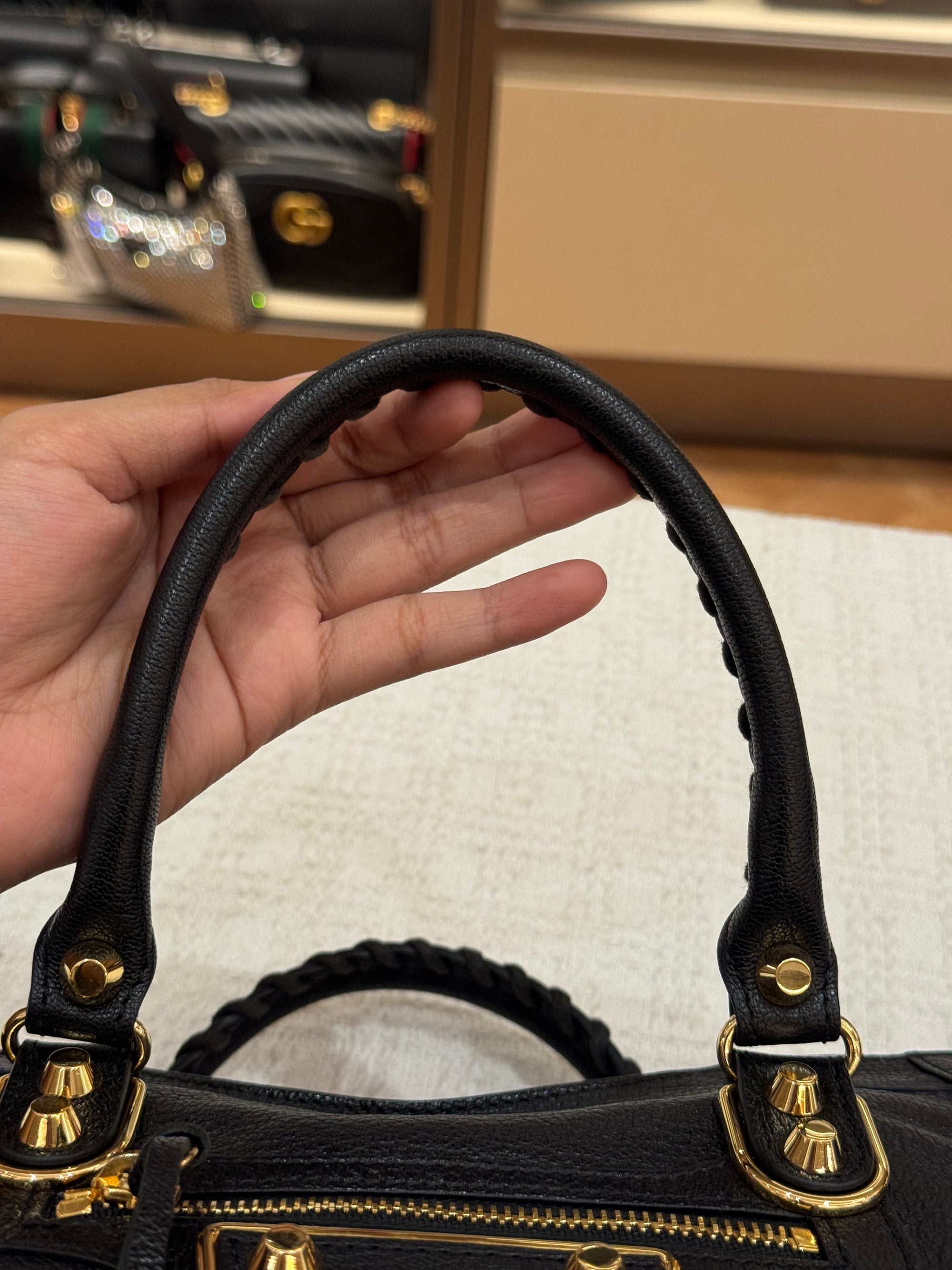 Balenciaga City Small Edge Black