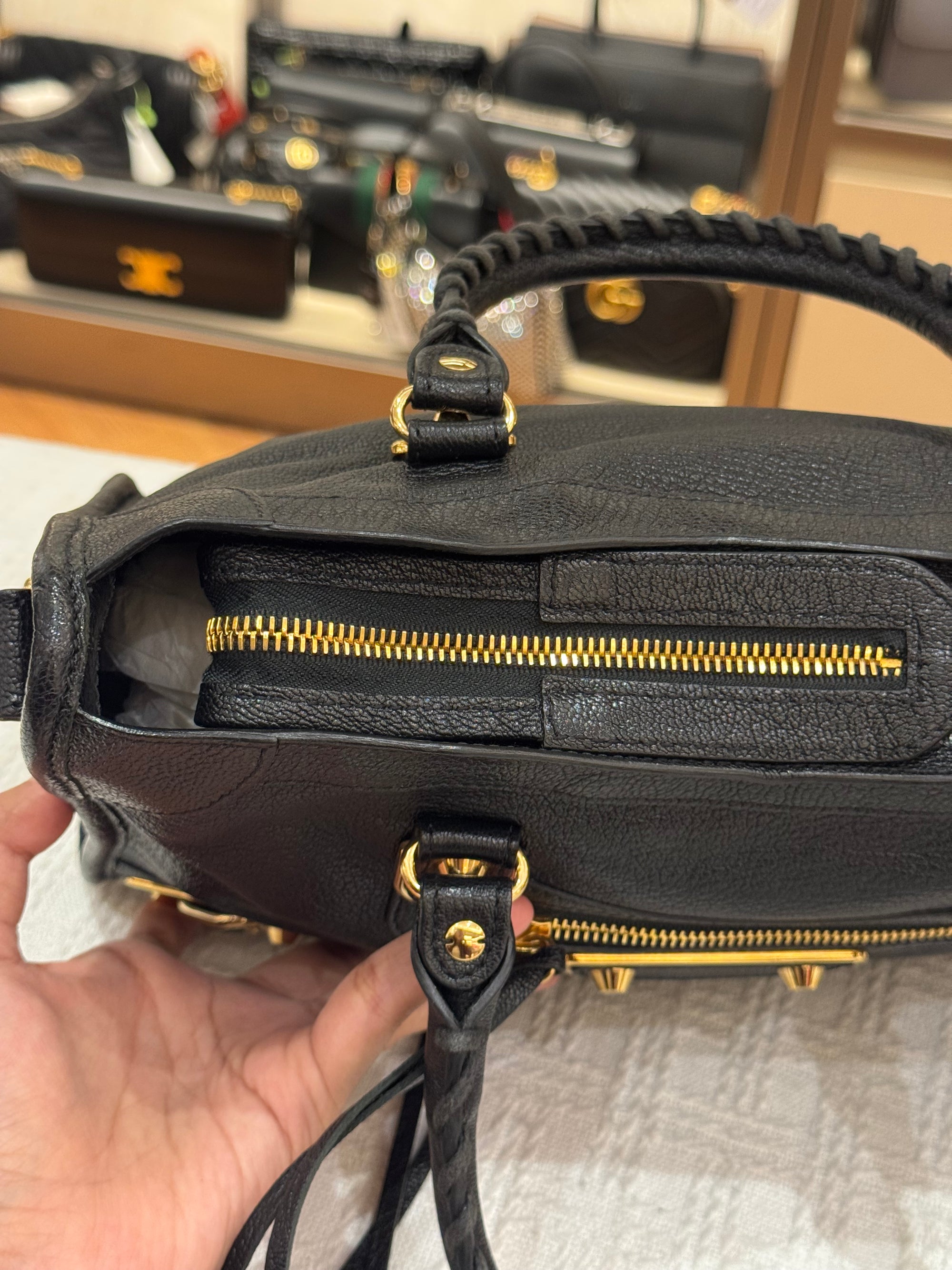 Balenciaga City Small Edge Black
