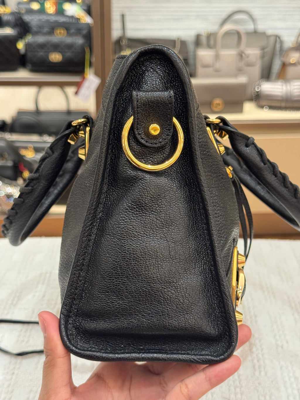 Balenciaga City Small Edge Black