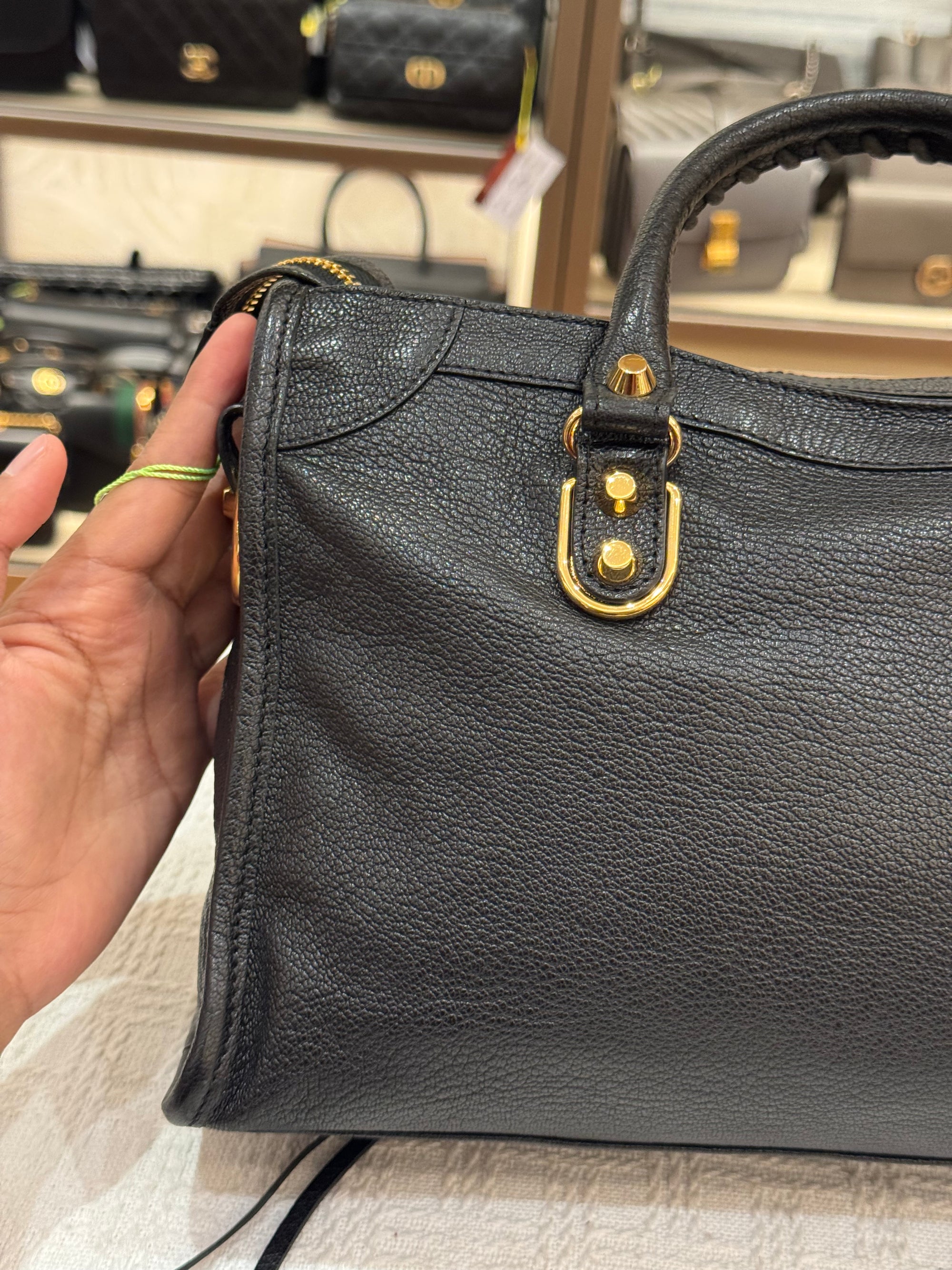 Balenciaga City Small Edge Black