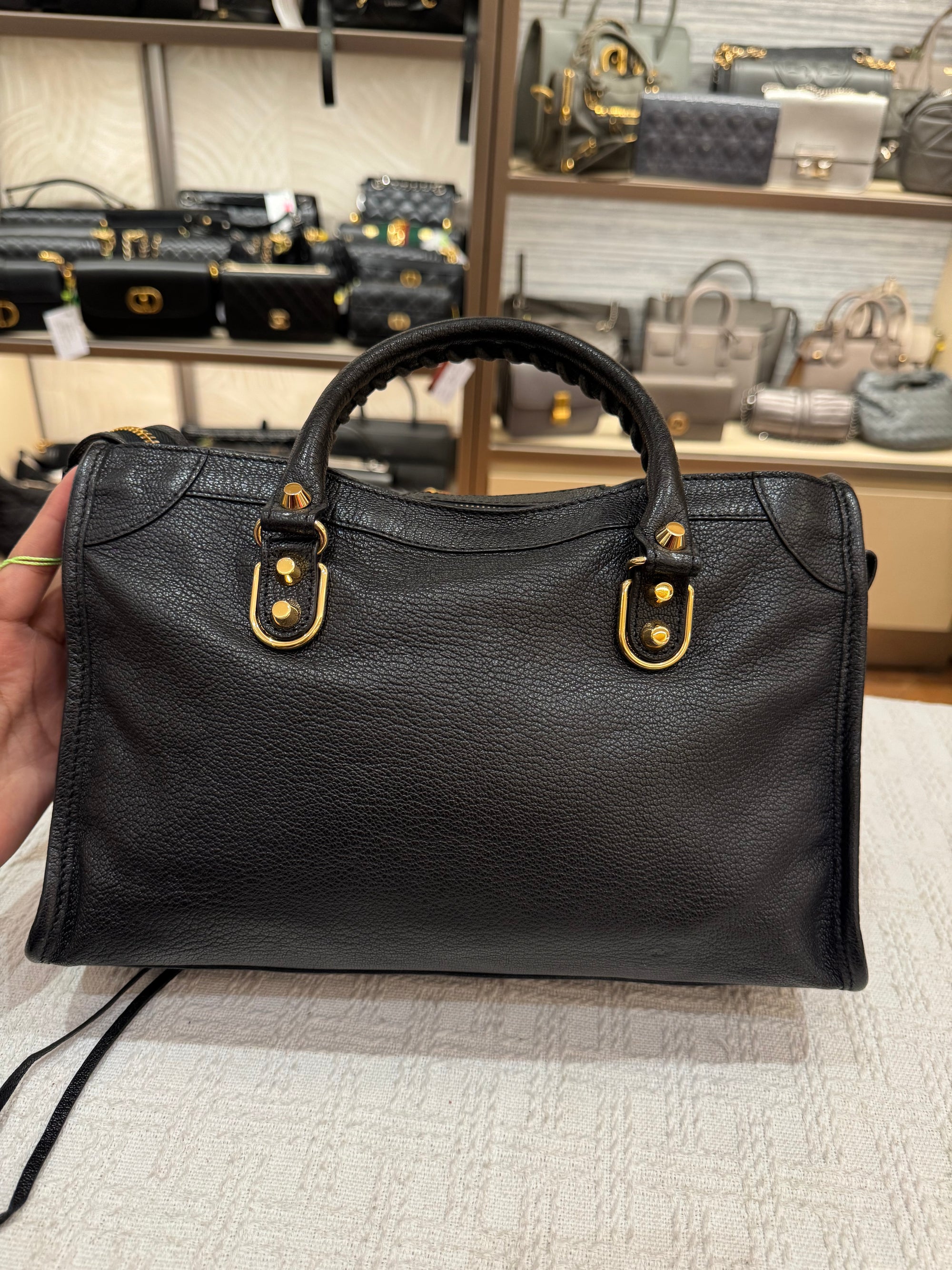 Balenciaga City Small Edge Black