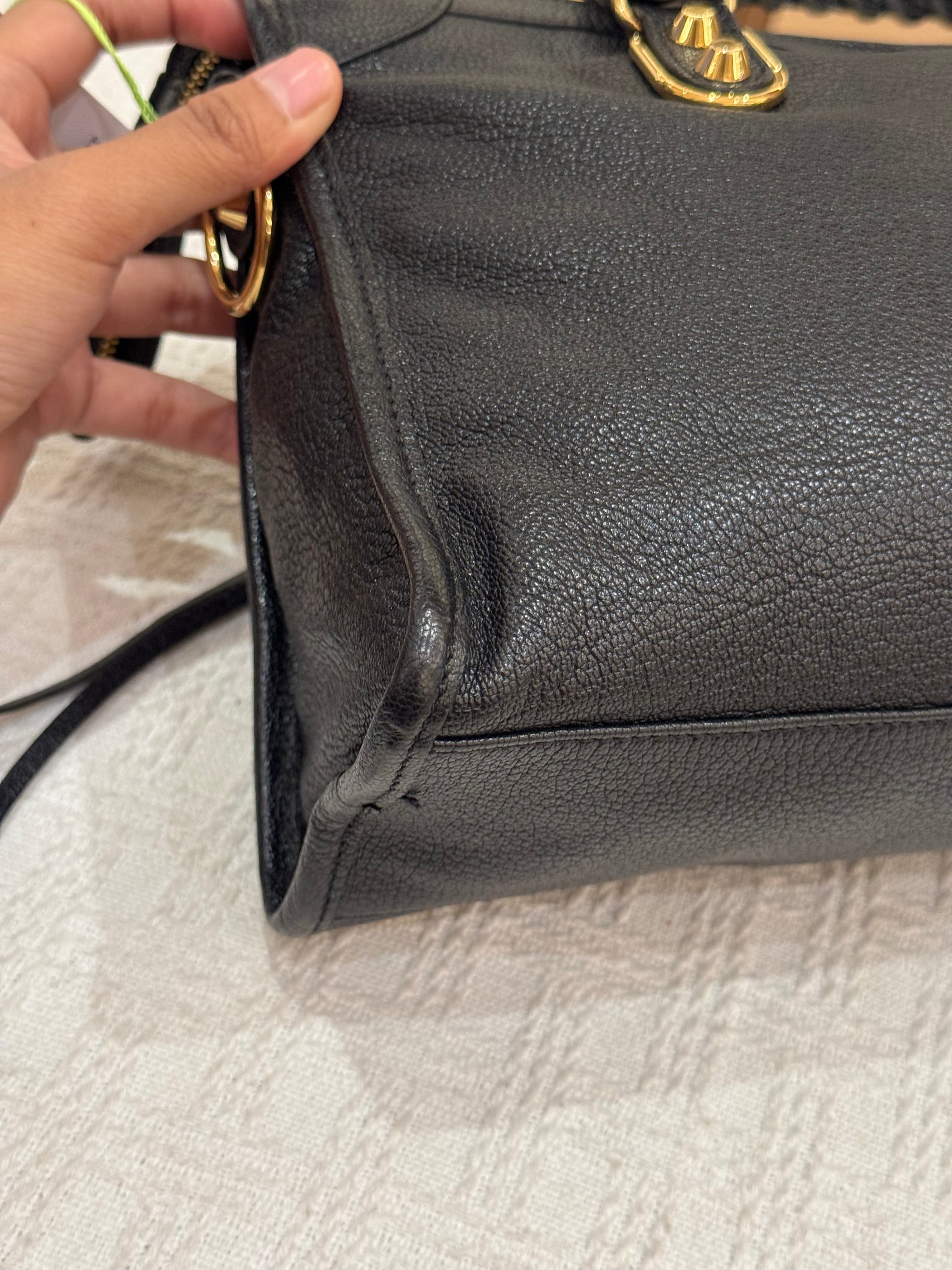 Balenciaga City Small Edge Black