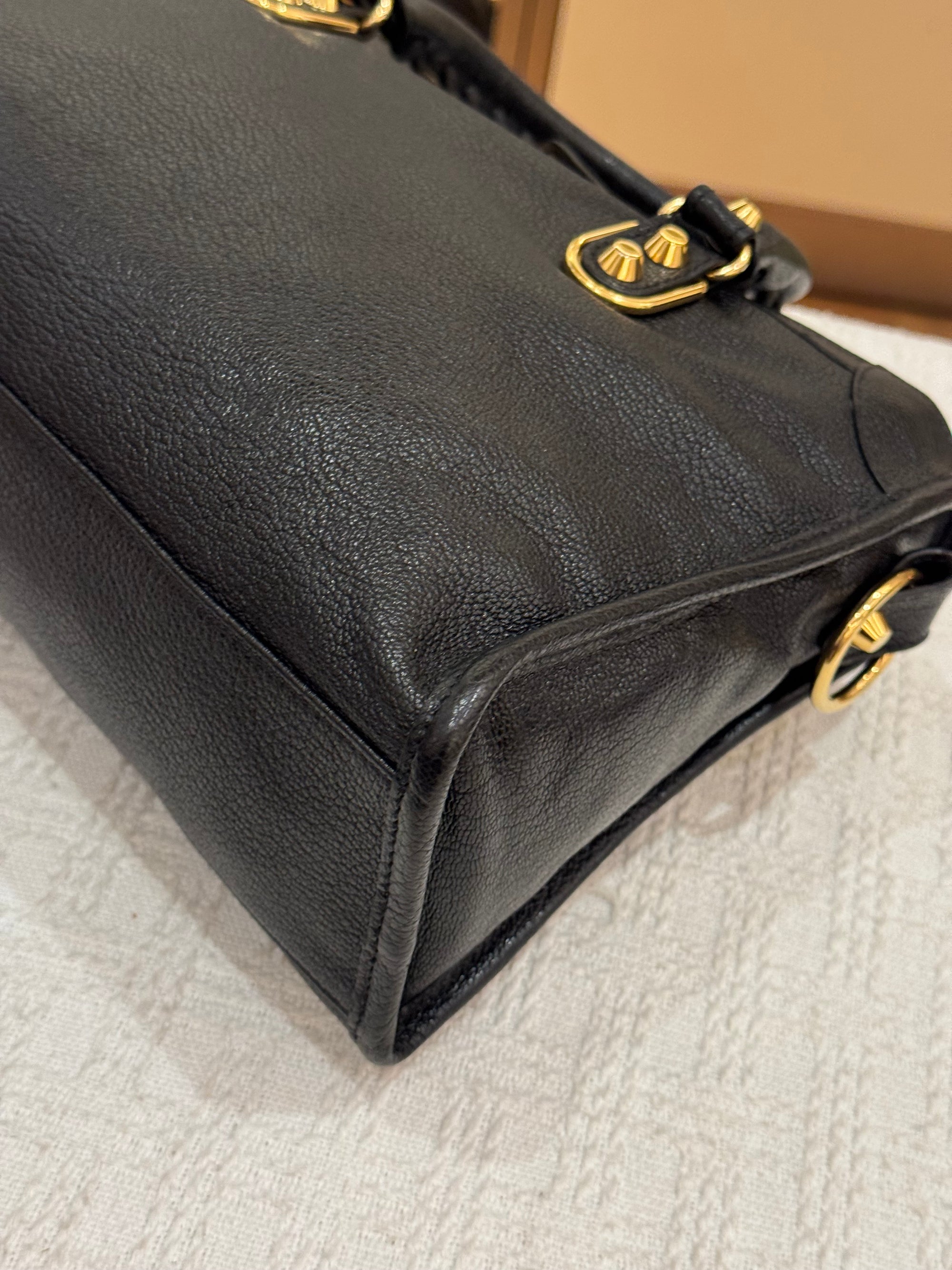 Balenciaga City Small Edge Black