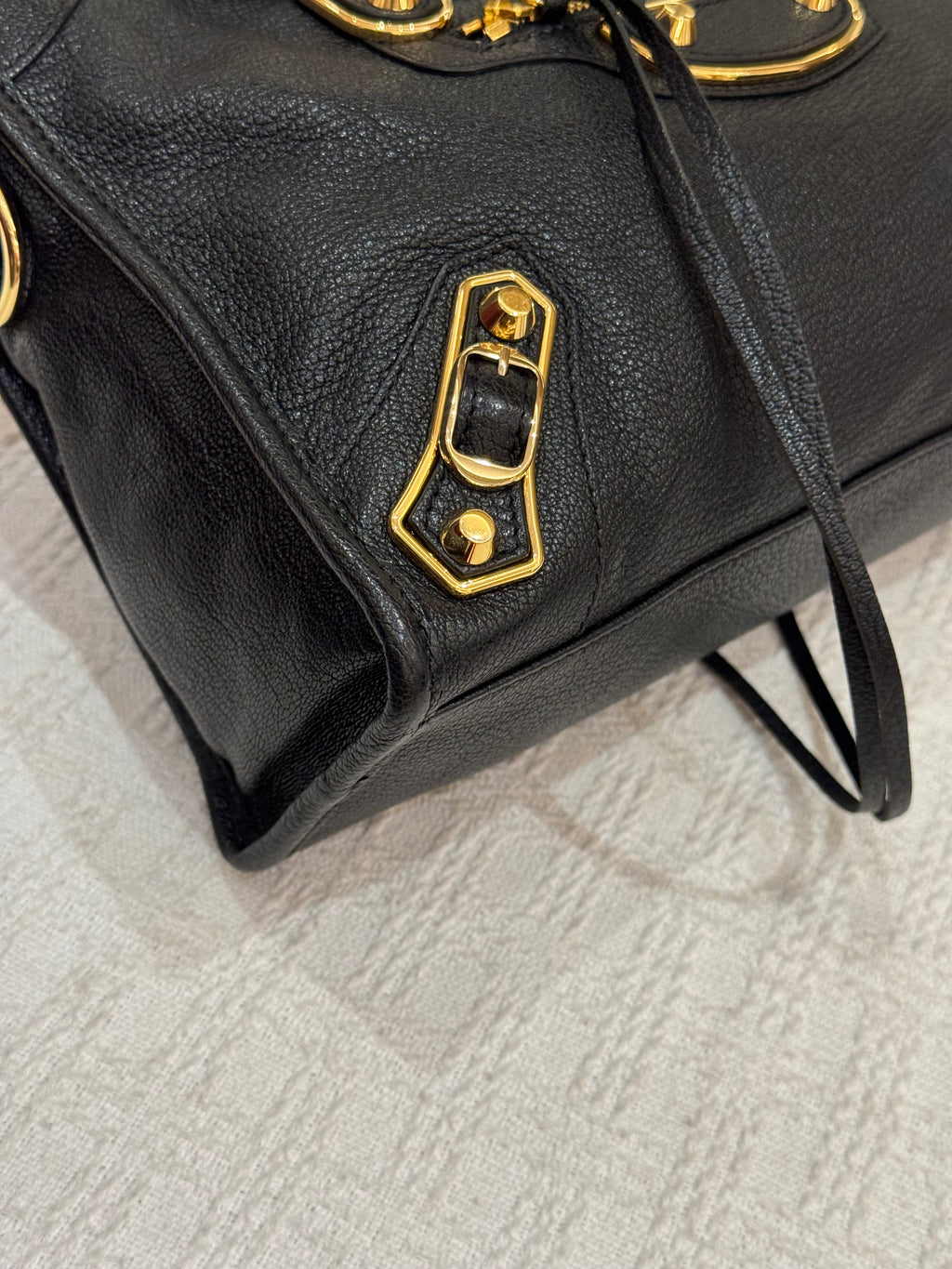 Balenciaga City Small Edge Black