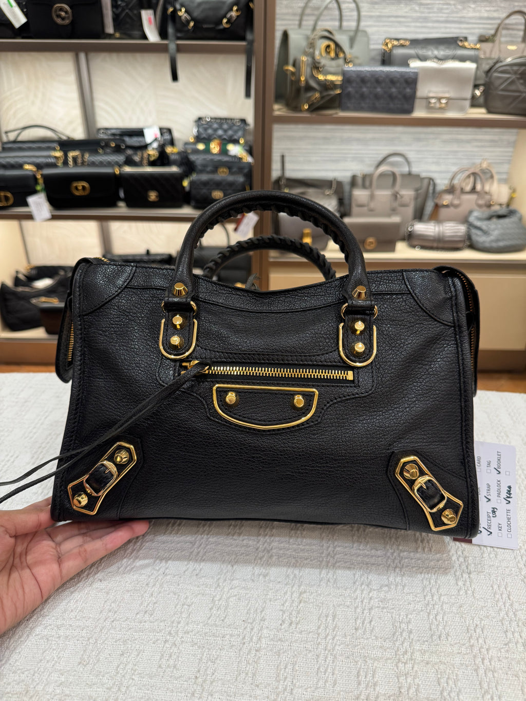 Balenciaga City Small Edge Black