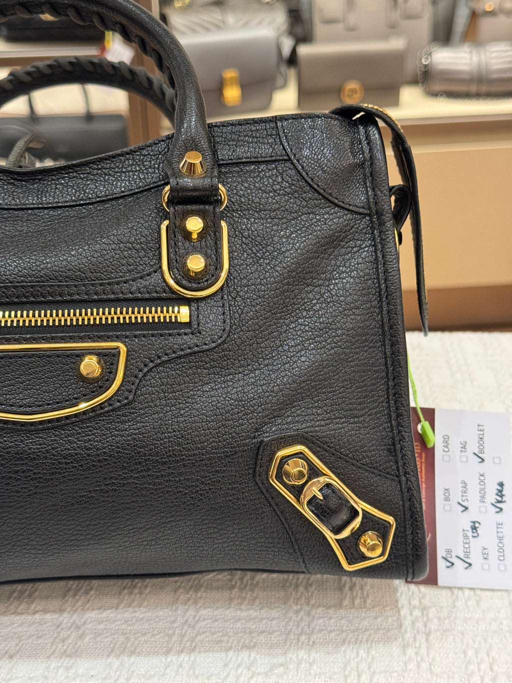 Balenciaga City Small Edge Black